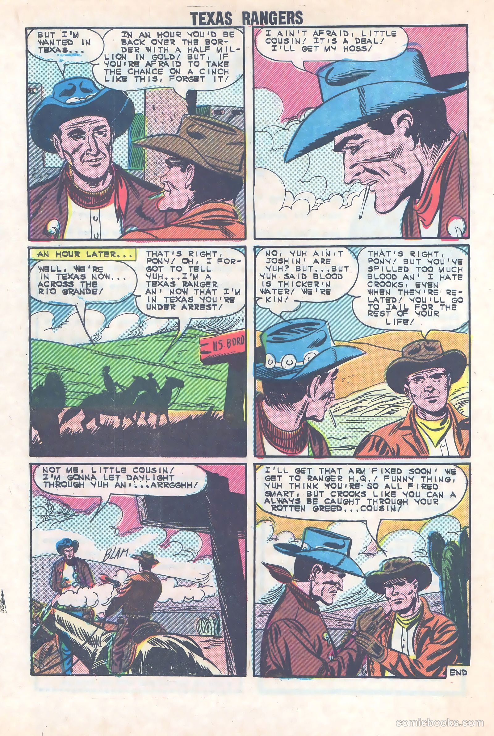 Texas Rangers in Action #44 (1964) — page 32 of 36