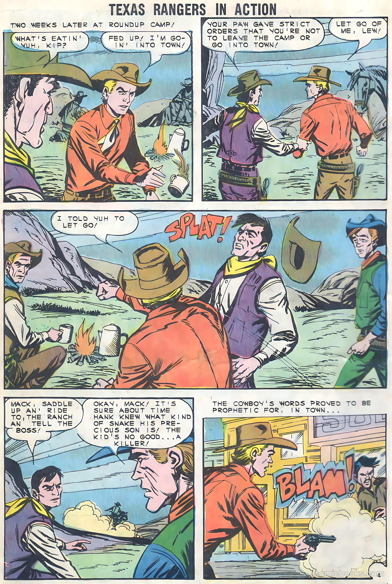 Texas Rangers in Action #45 (1964) — page 16 of 36