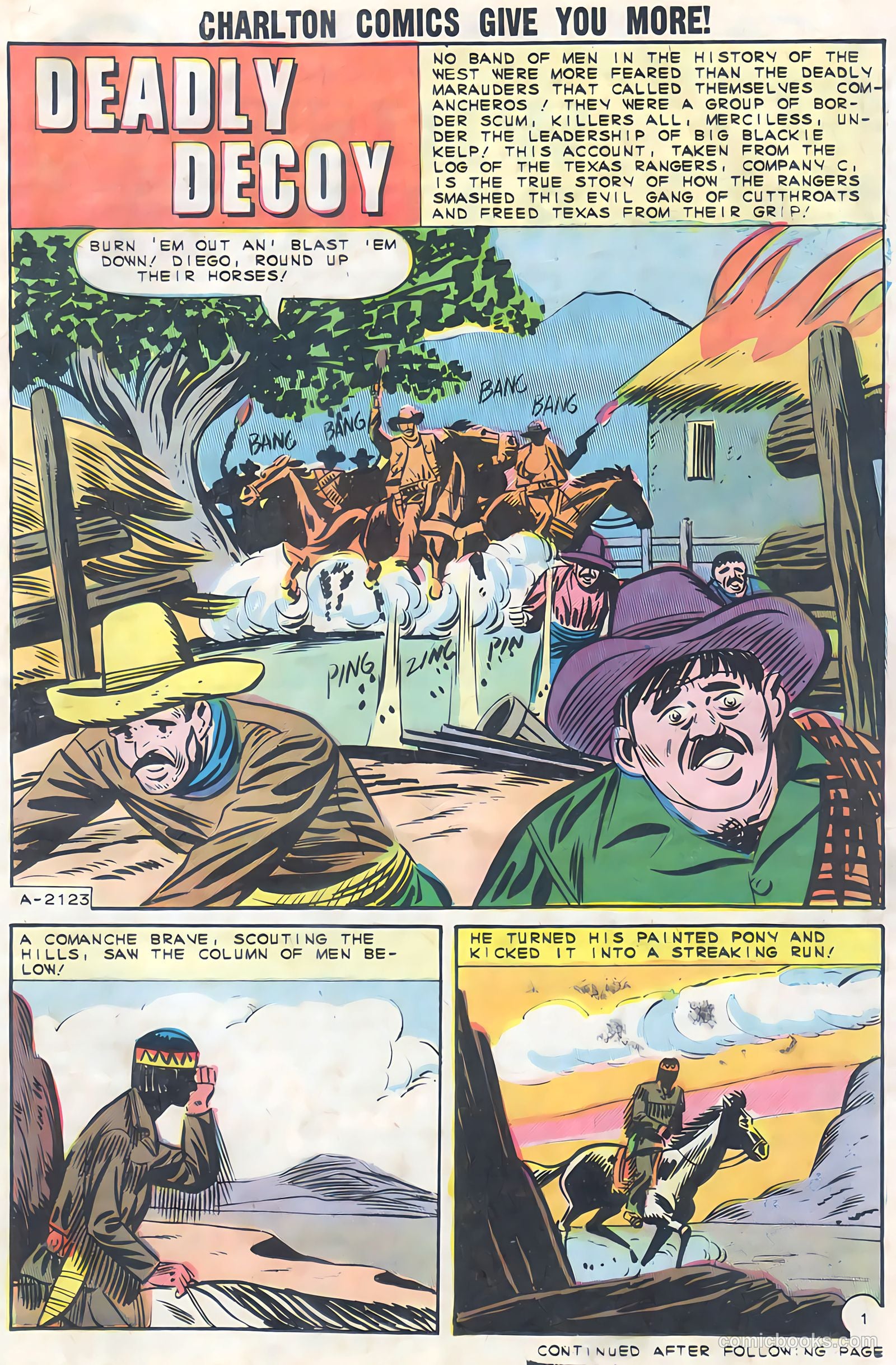 Texas Rangers in Action #45 (1964) — page 21 of 36