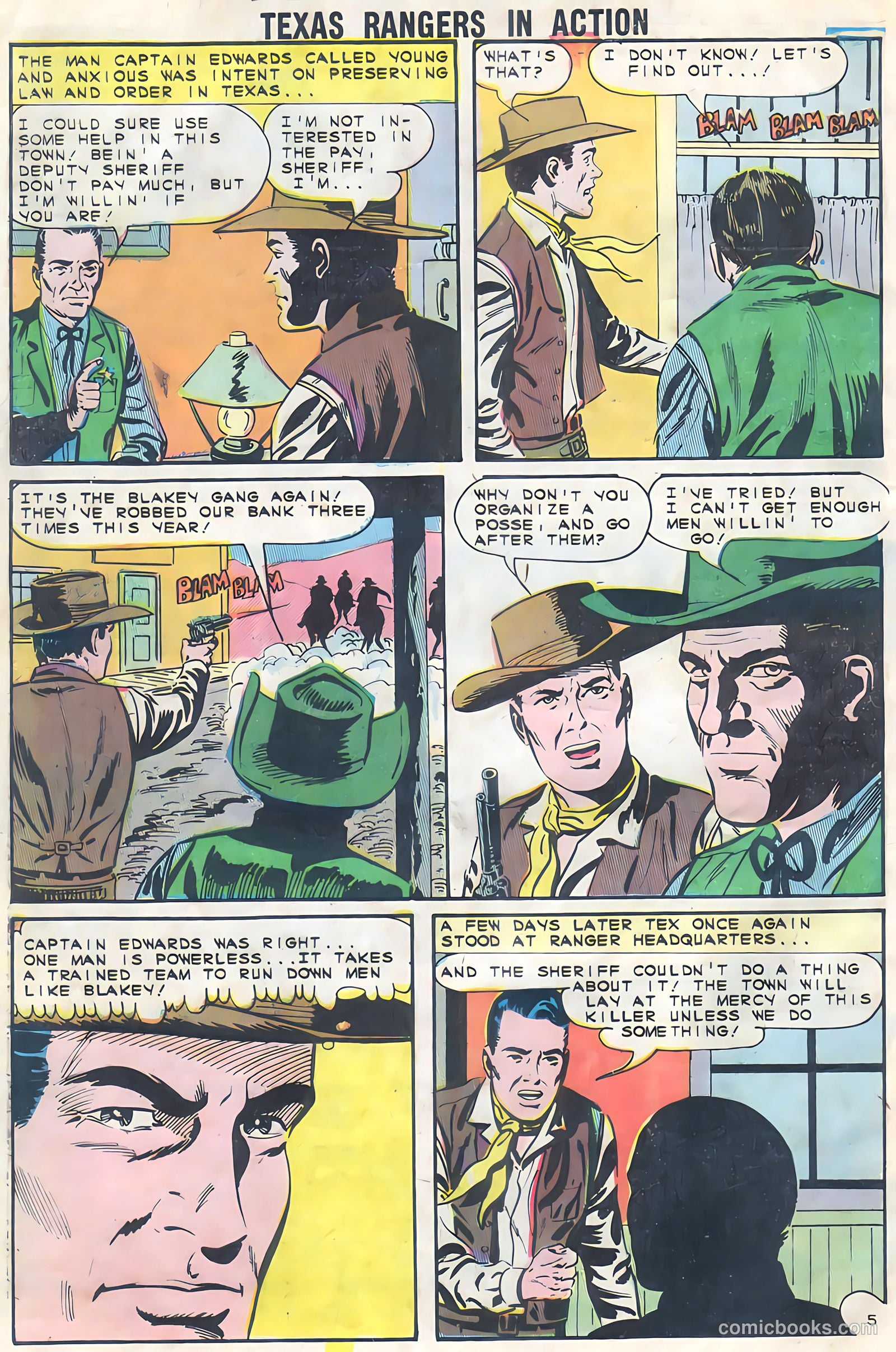 Texas Rangers in Action #45 (1964) — page 32 of 36