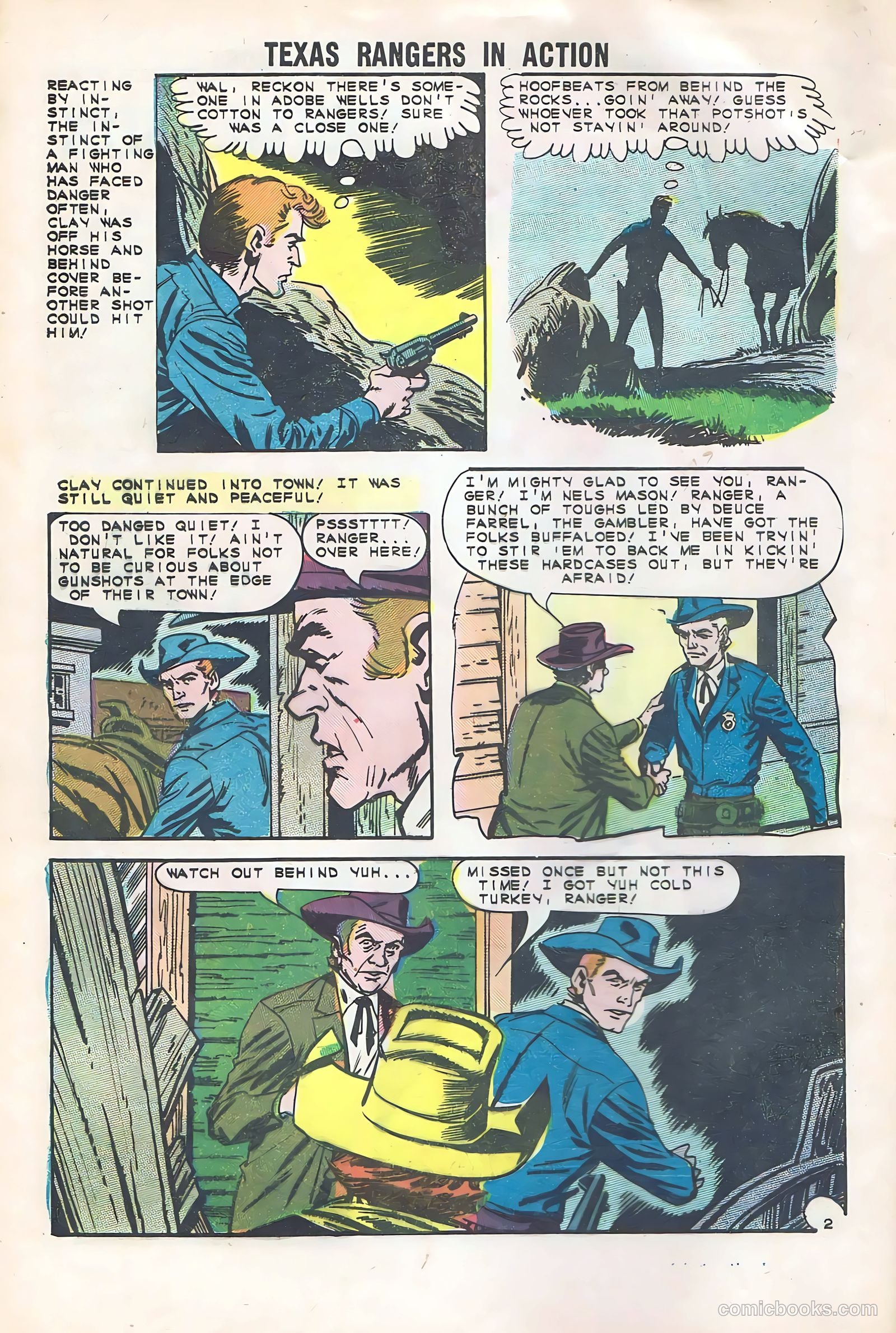 Texas Rangers in Action #46 (1964) — page 4 of 36