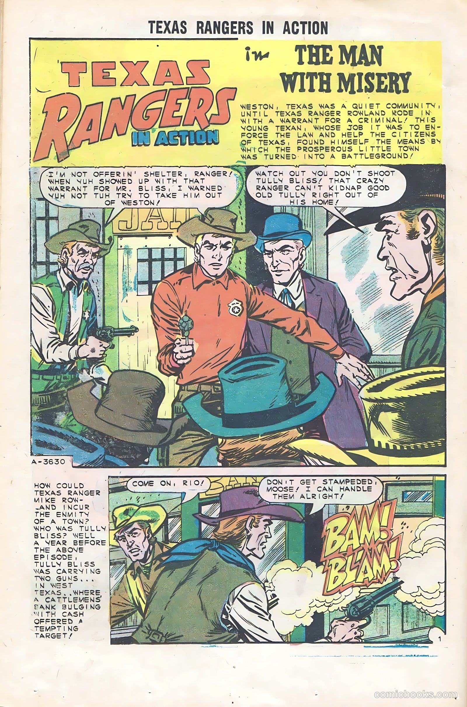 Texas Rangers in Action #46 (1964) — page 20 of 36