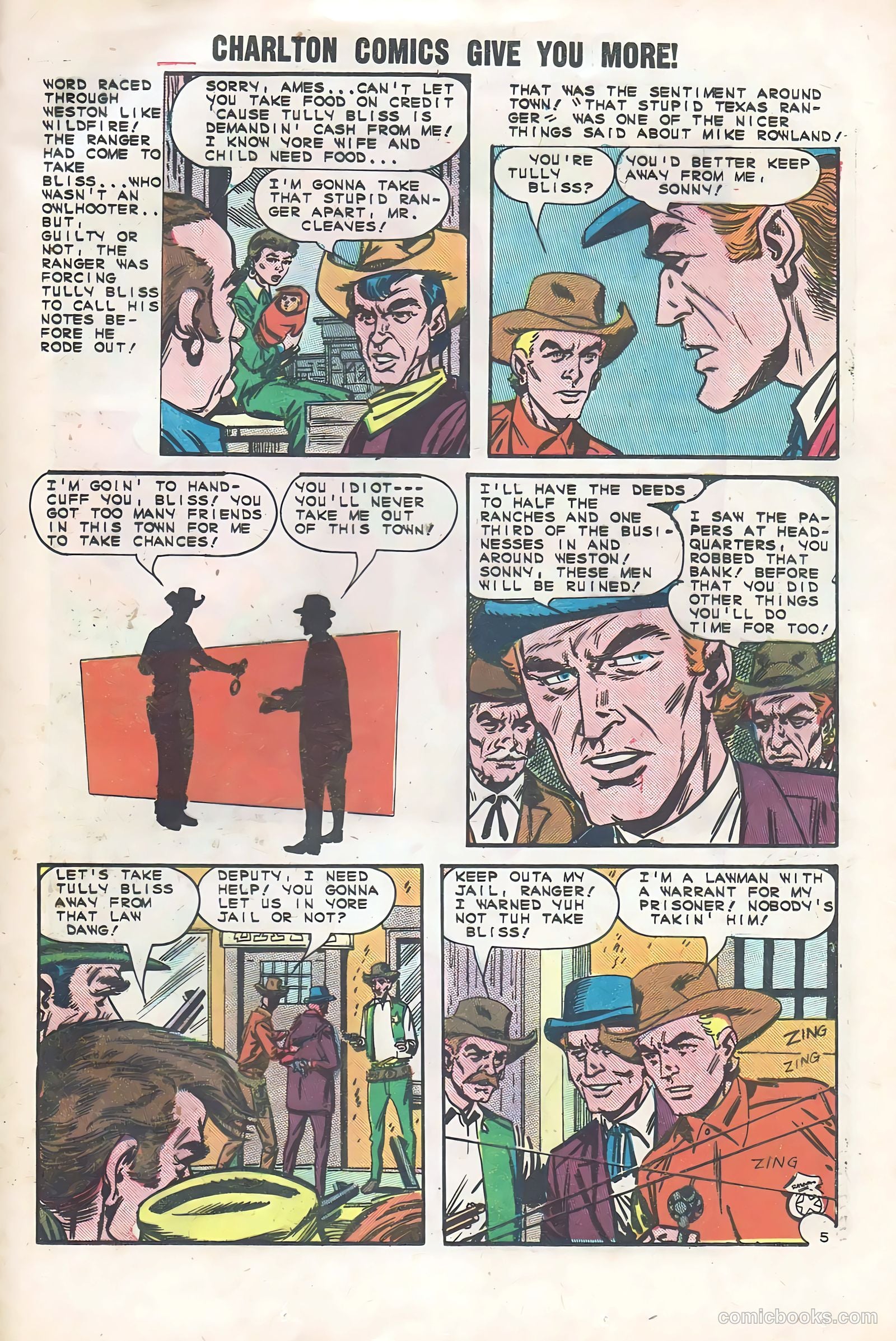 Texas Rangers in Action #46 (1964) — page 25 of 36