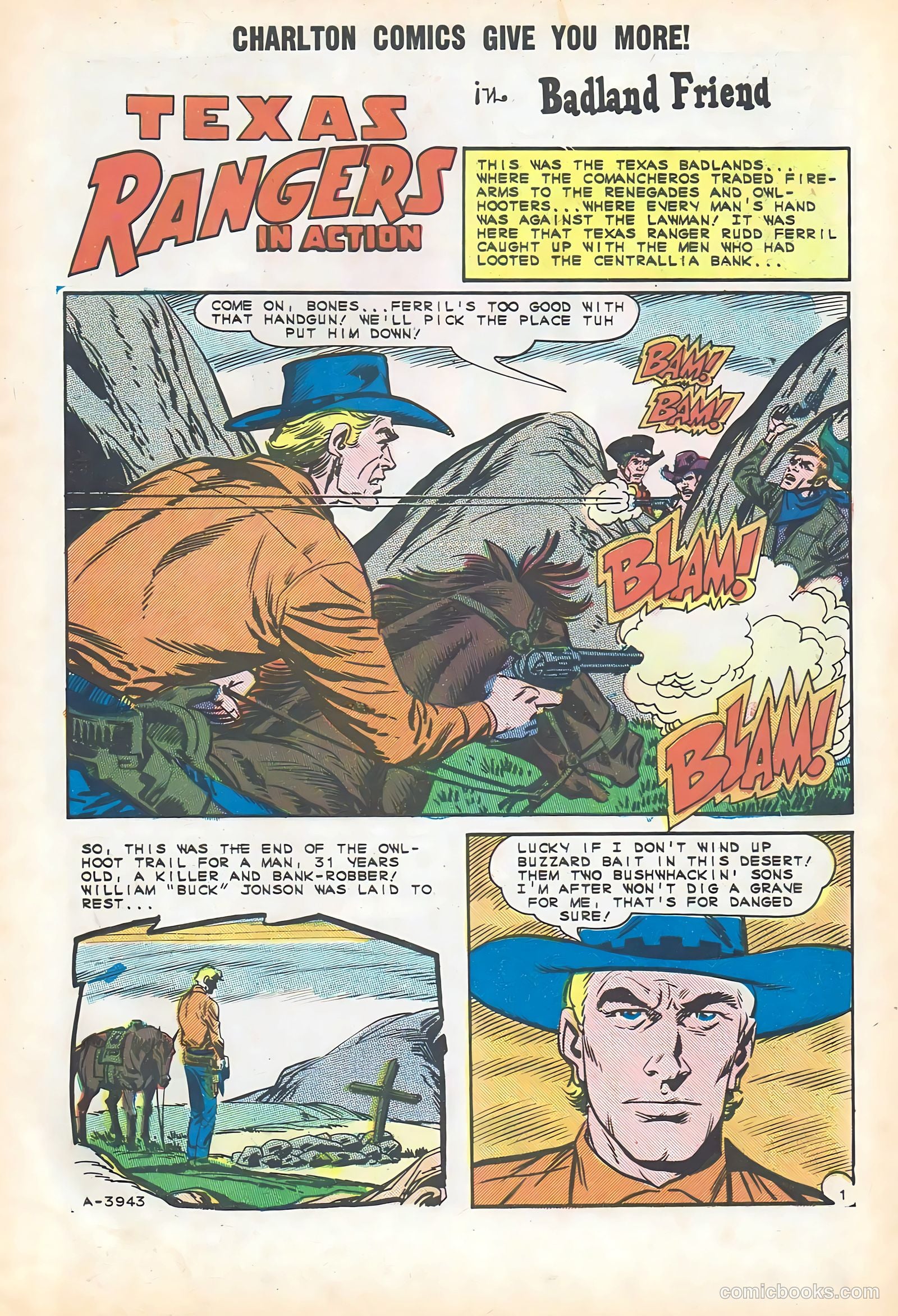 Texas Rangers in Action #47 (1964) — page 3 of 36