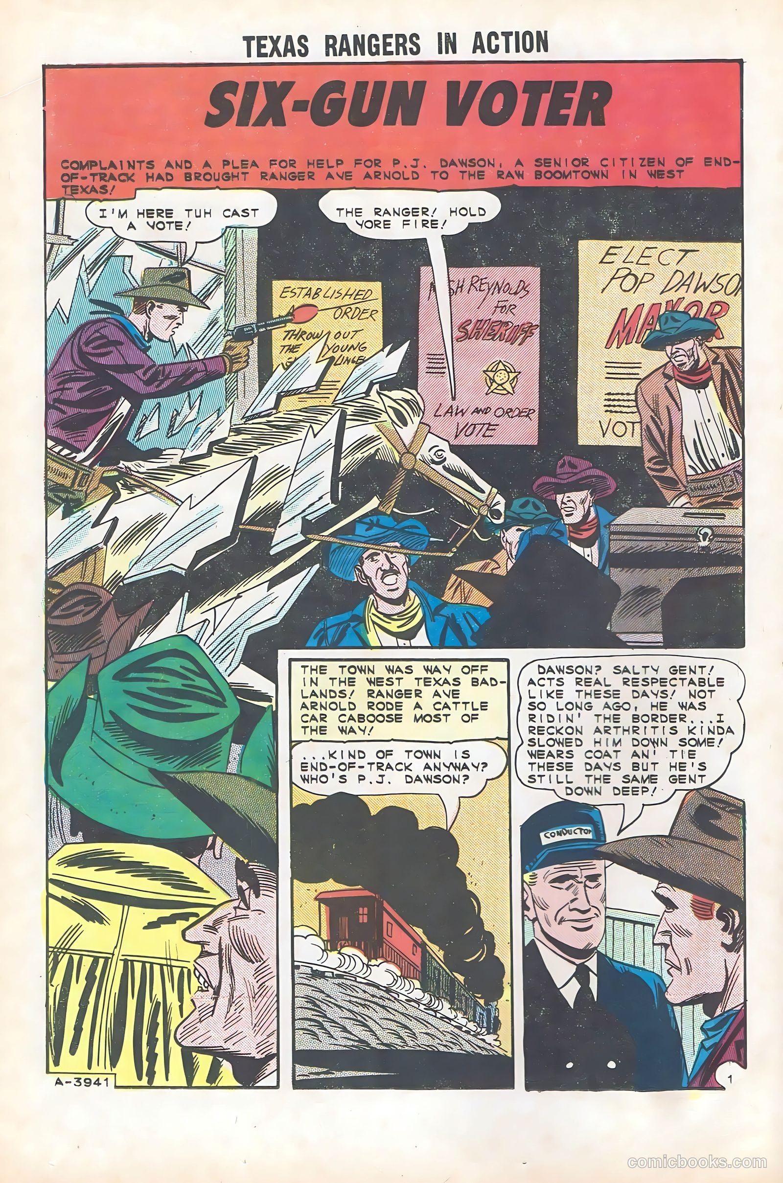 Texas Rangers in Action #47 (1964) — page 20 of 36