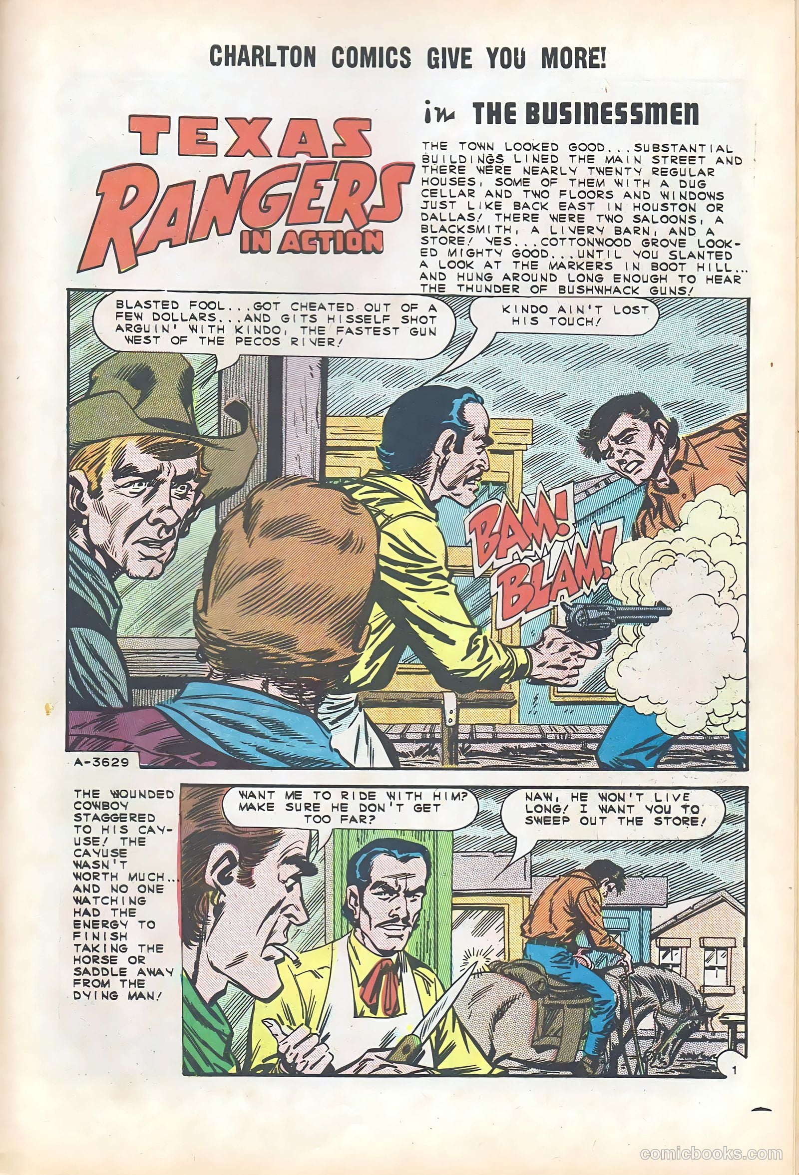 Texas Rangers in Action #47 (1964) — page 27 of 36