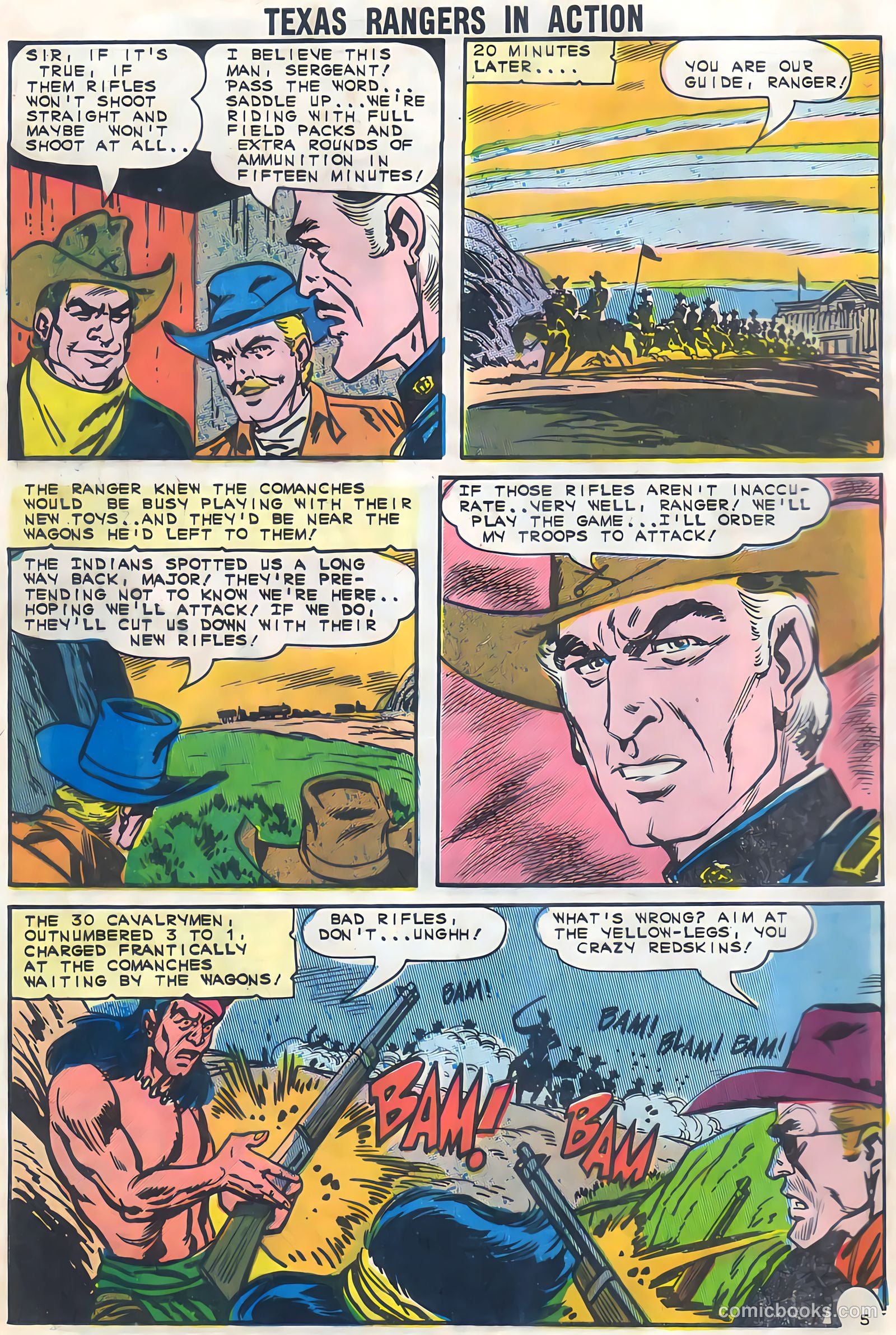 Texas Rangers in Action #48 (1965) — page 8 of 36