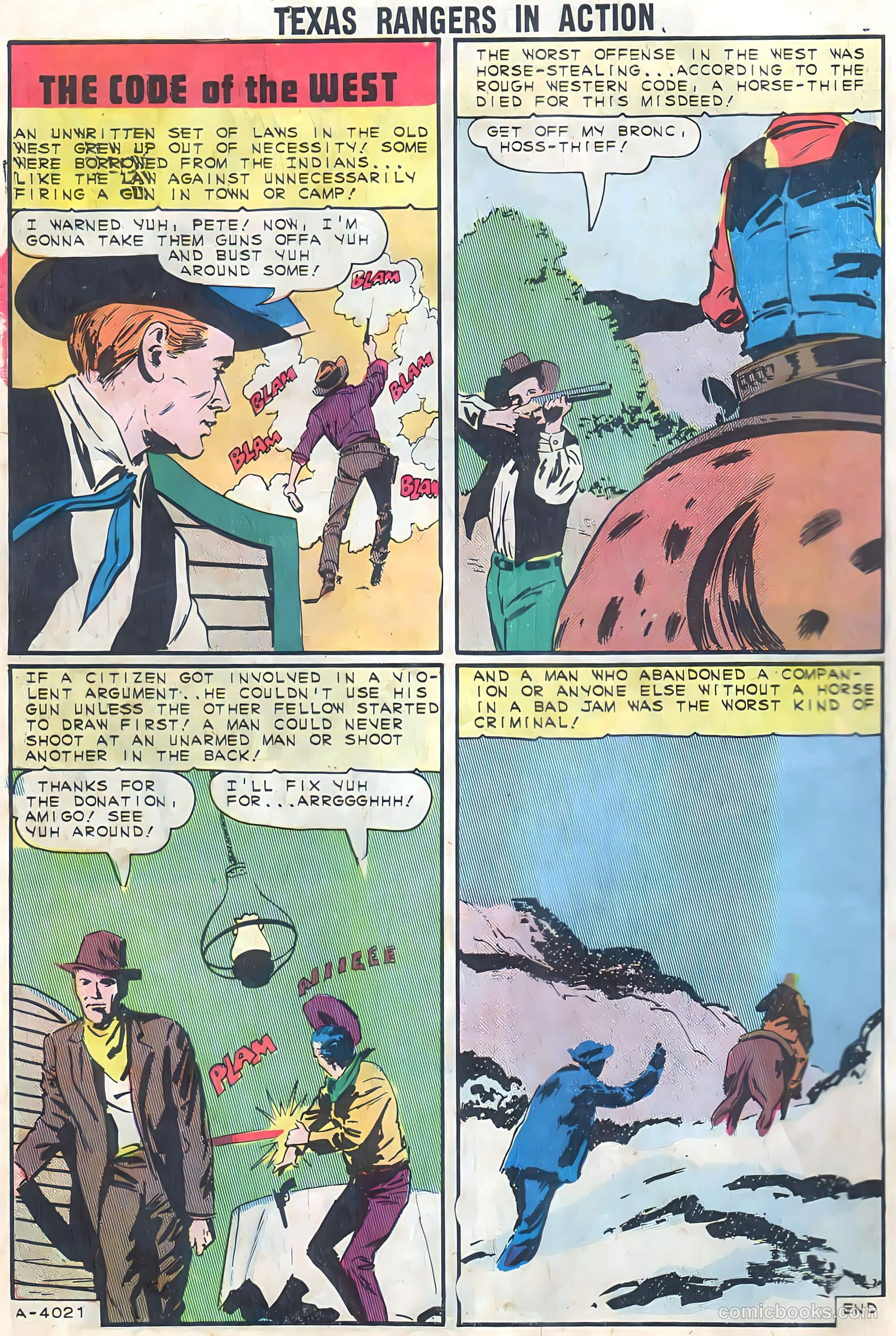 Texas Rangers in Action #48 (1965) — page 10 of 36