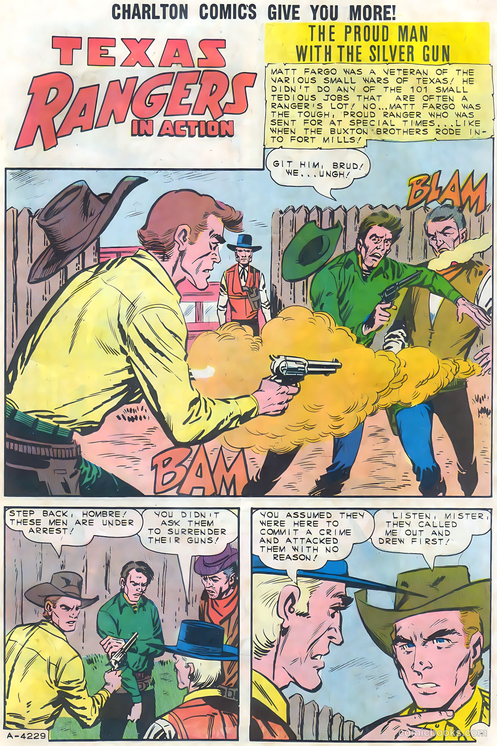 Texas Rangers in Action #48 (1965) — page 19 of 36