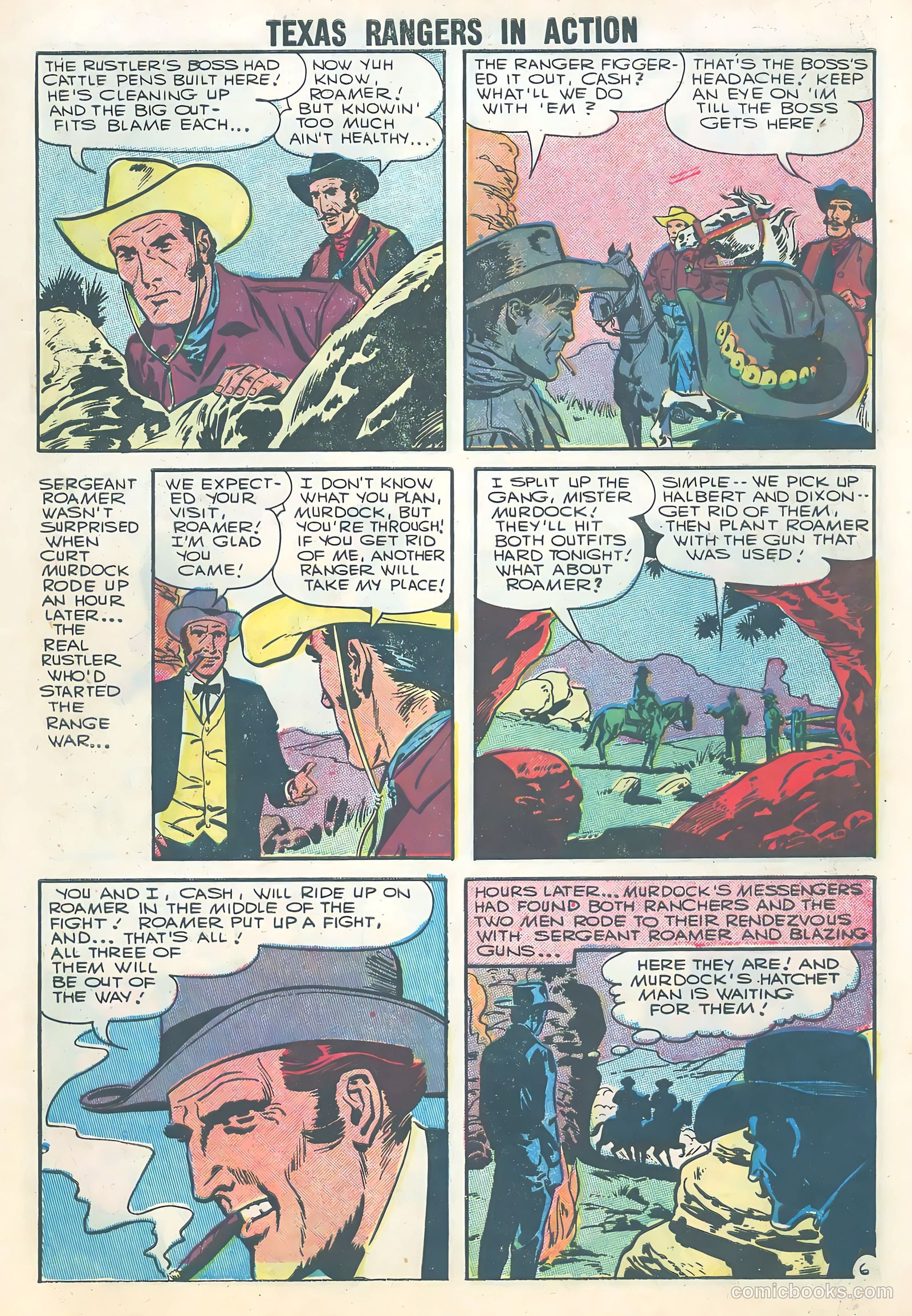 Texas Rangers in Action #5 (1956) — page 9 of 36