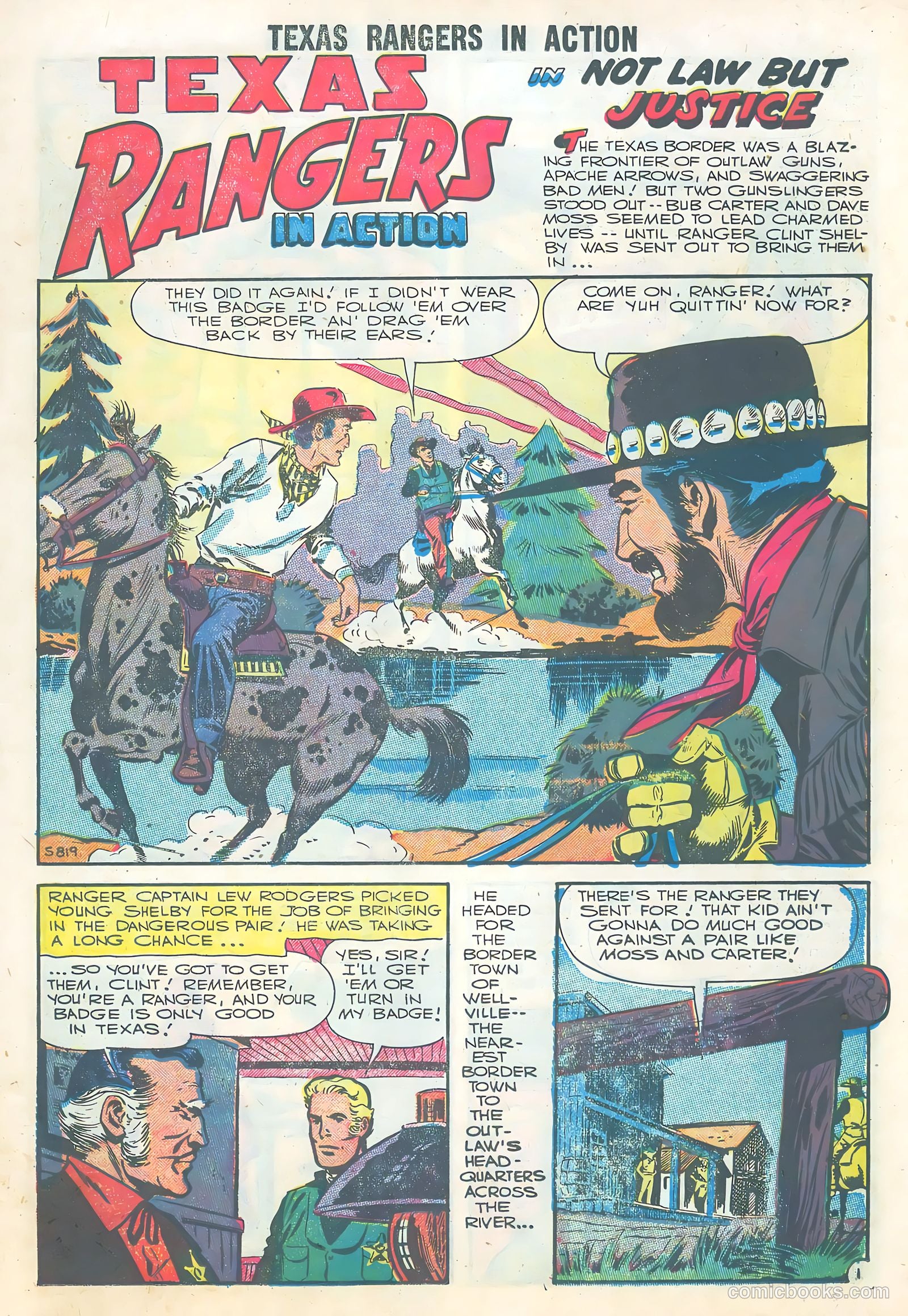 Texas Rangers in Action #5 (1956) — page 11 of 36