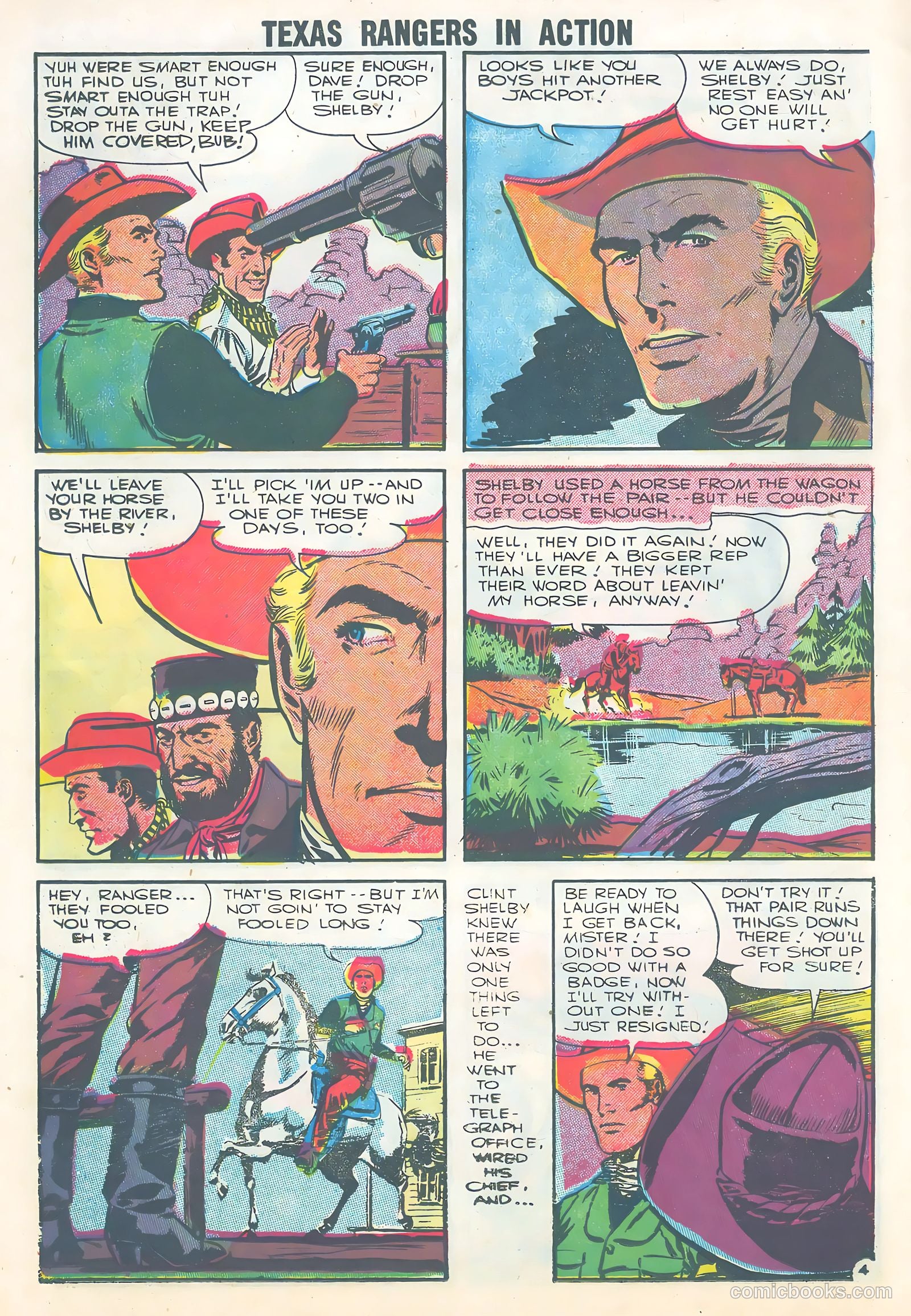 Texas Rangers in Action #5 (1956) — page 14 of 36