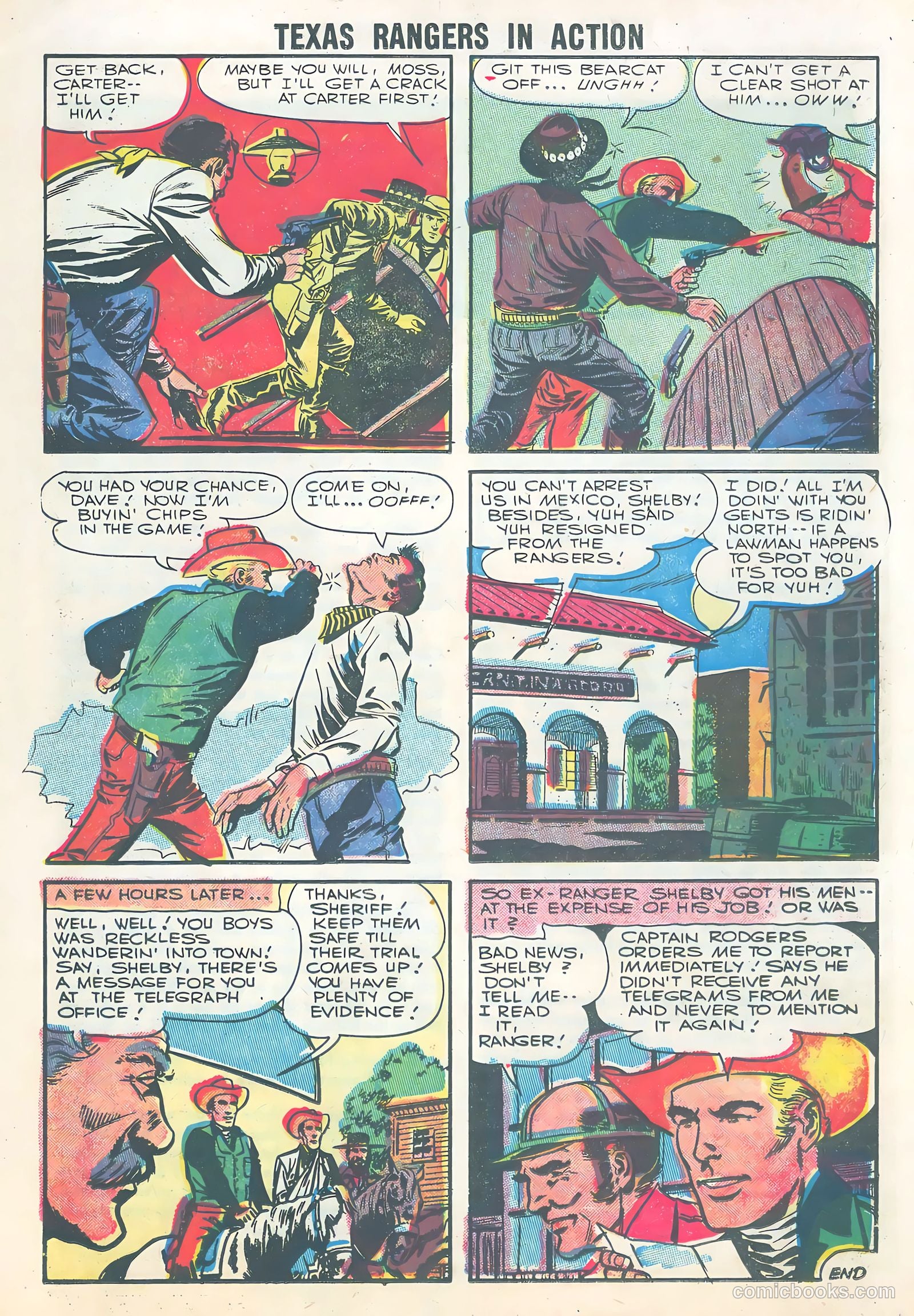 Texas Rangers in Action #5 (1956) — page 17 of 36