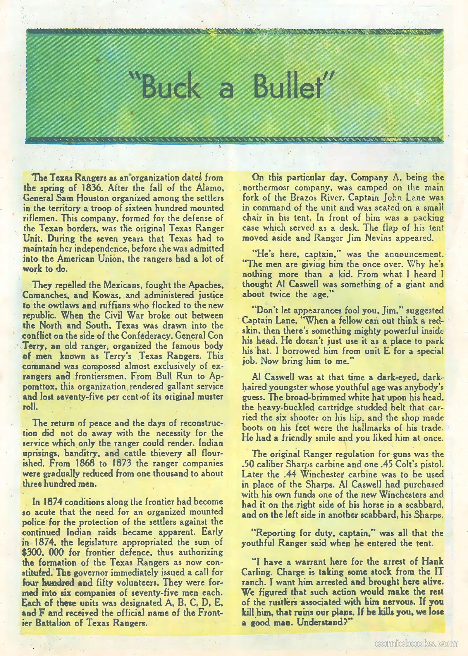 Texas Rangers in Action #5 (1956) — page 18 of 36