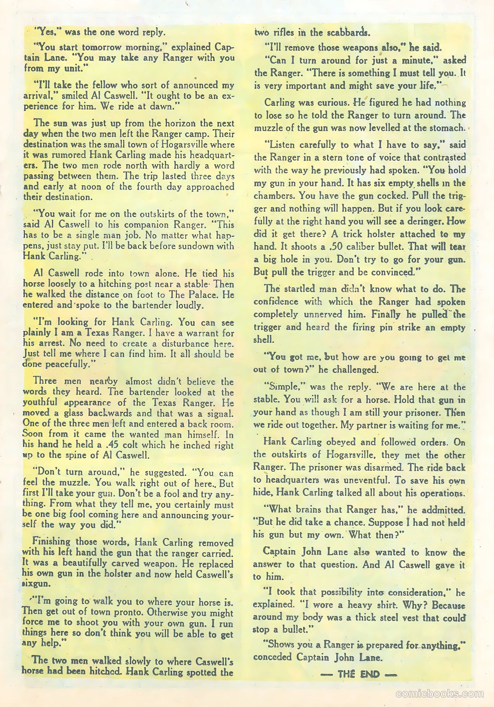 Texas Rangers in Action #5 (1956) — page 19 of 36