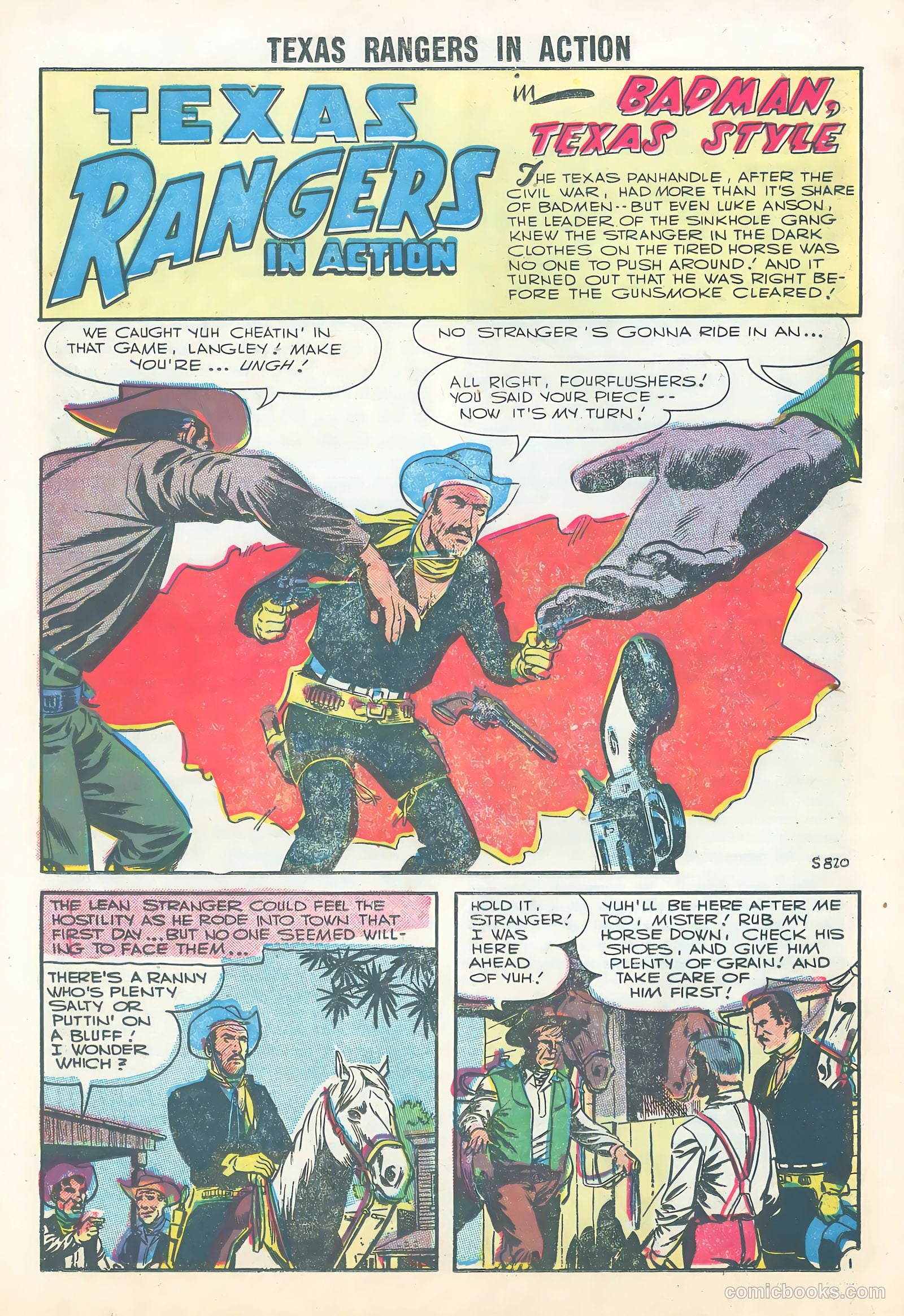 Texas Rangers in Action #5 (1956) — page 20 of 36