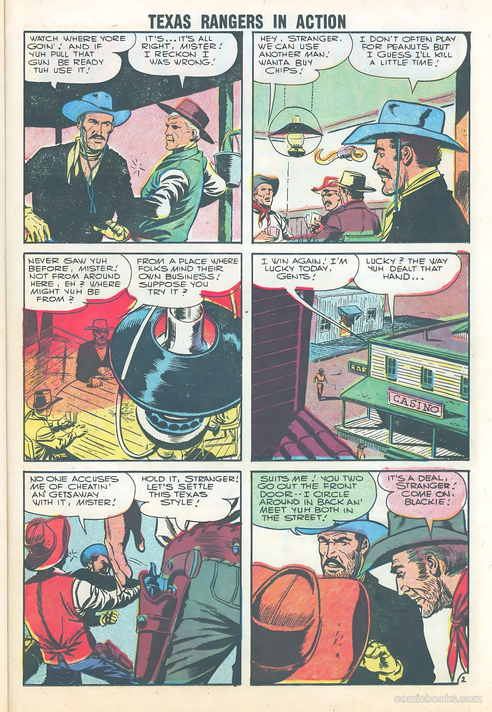 Texas Rangers in Action #5 (1956) — page 21 of 36