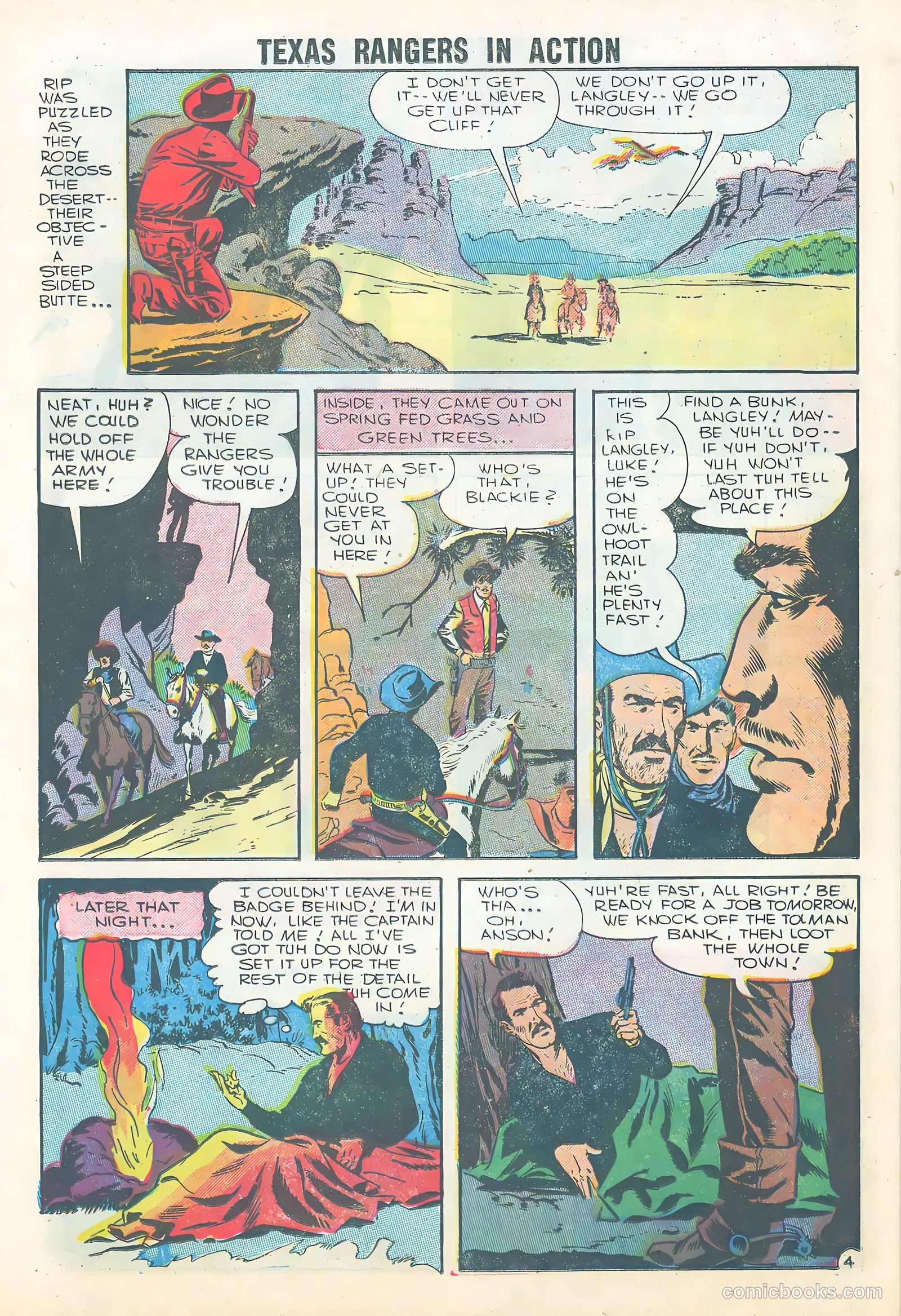 Texas Rangers in Action #5 (1956) — page 24 of 36