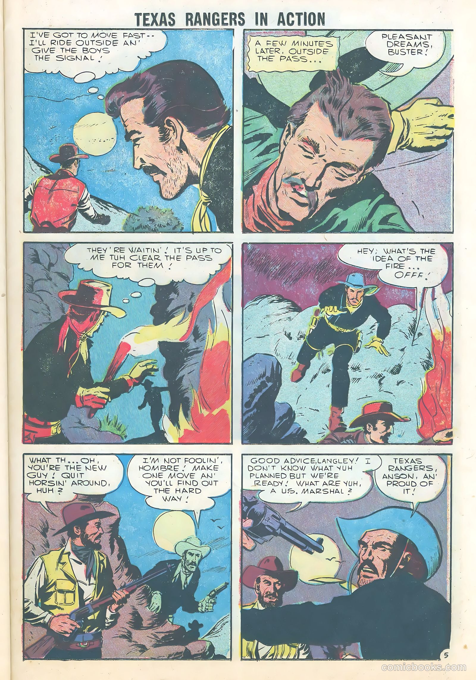 Texas Rangers in Action #5 (1956) — page 25 of 36