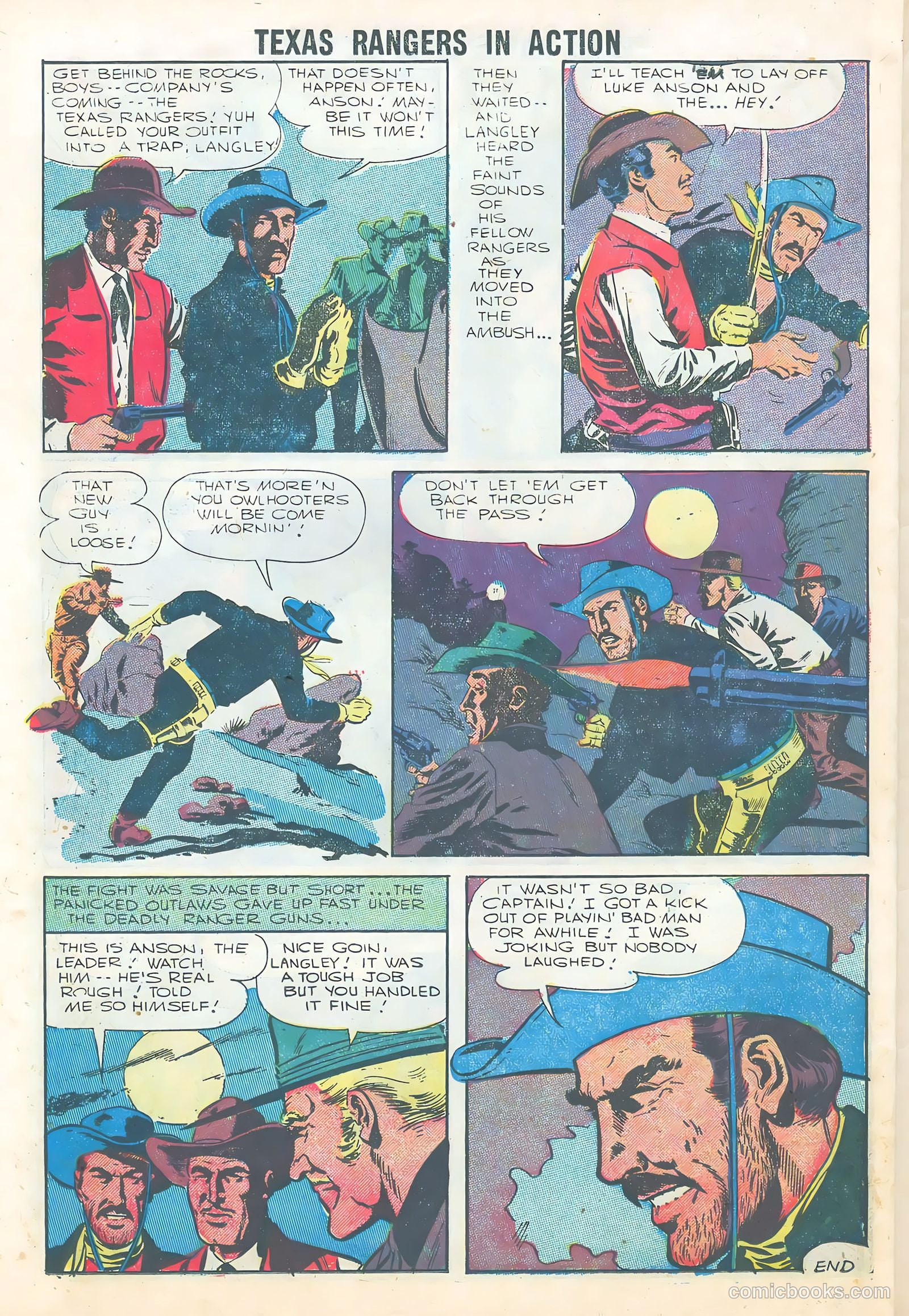 Texas Rangers in Action #5 (1956) — page 26 of 36