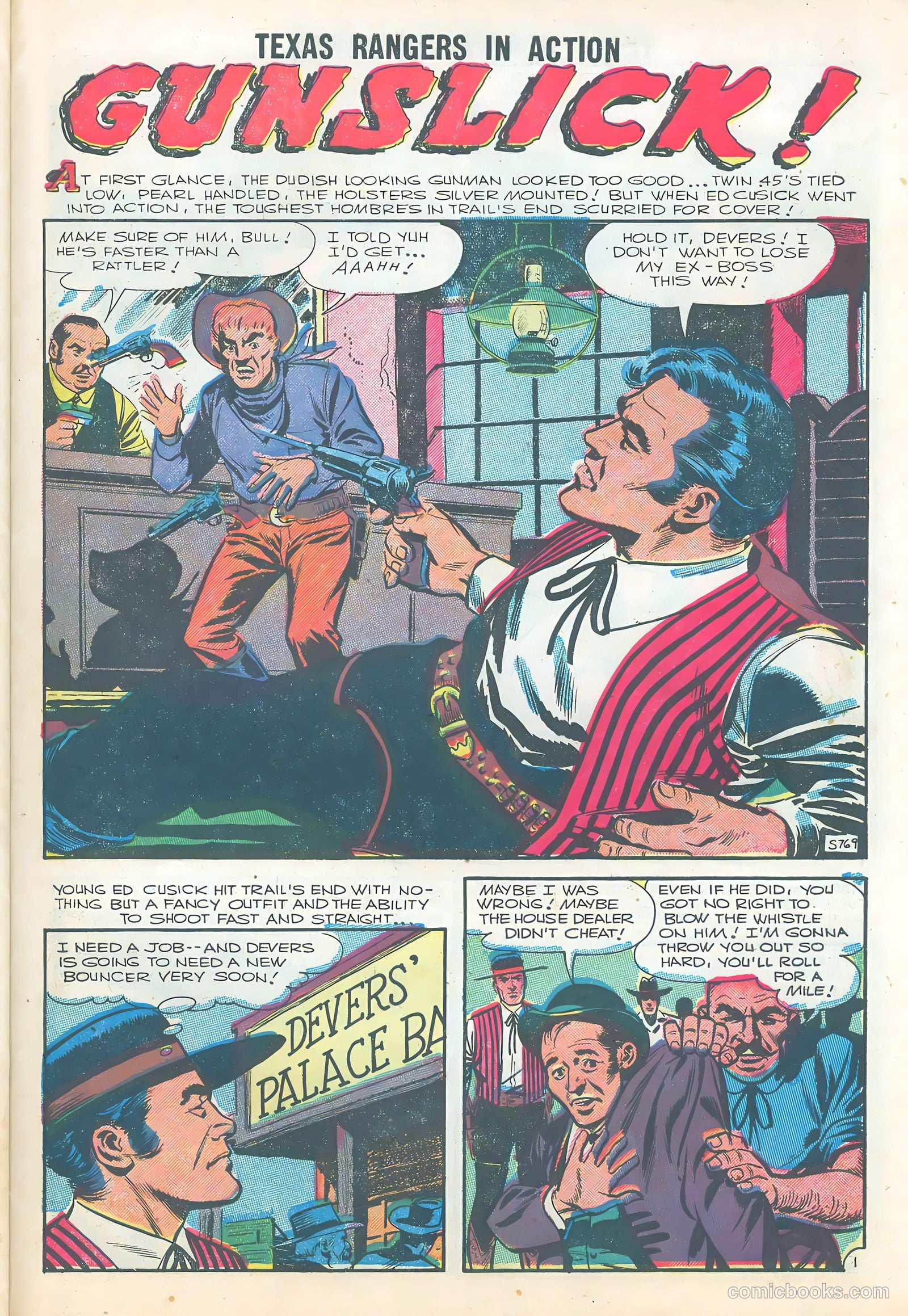 Texas Rangers in Action #5 (1956) — page 27 of 36