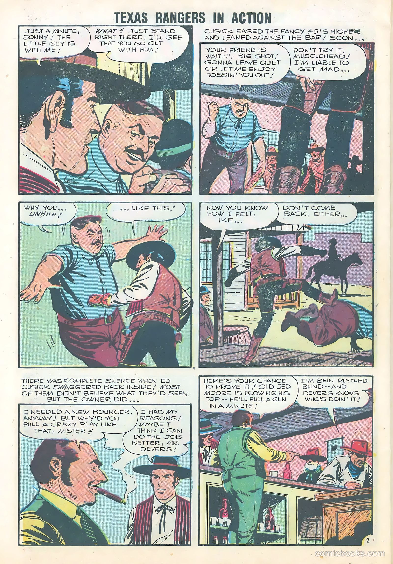 Texas Rangers in Action #5 (1956) — page 28 of 36