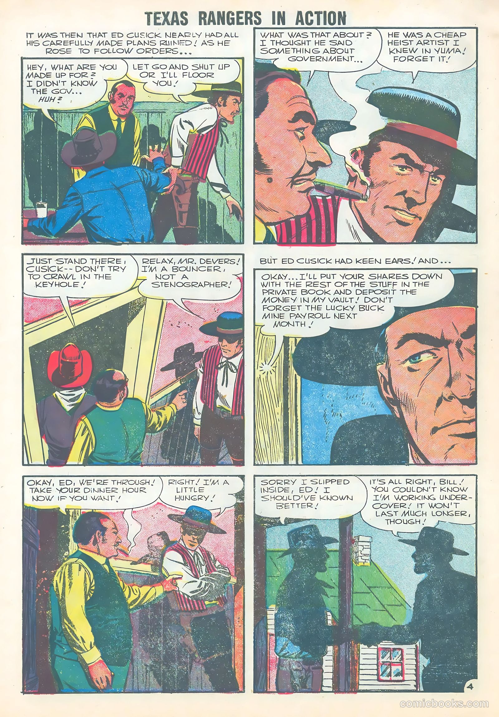 Texas Rangers in Action #5 (1956) — page 30 of 36
