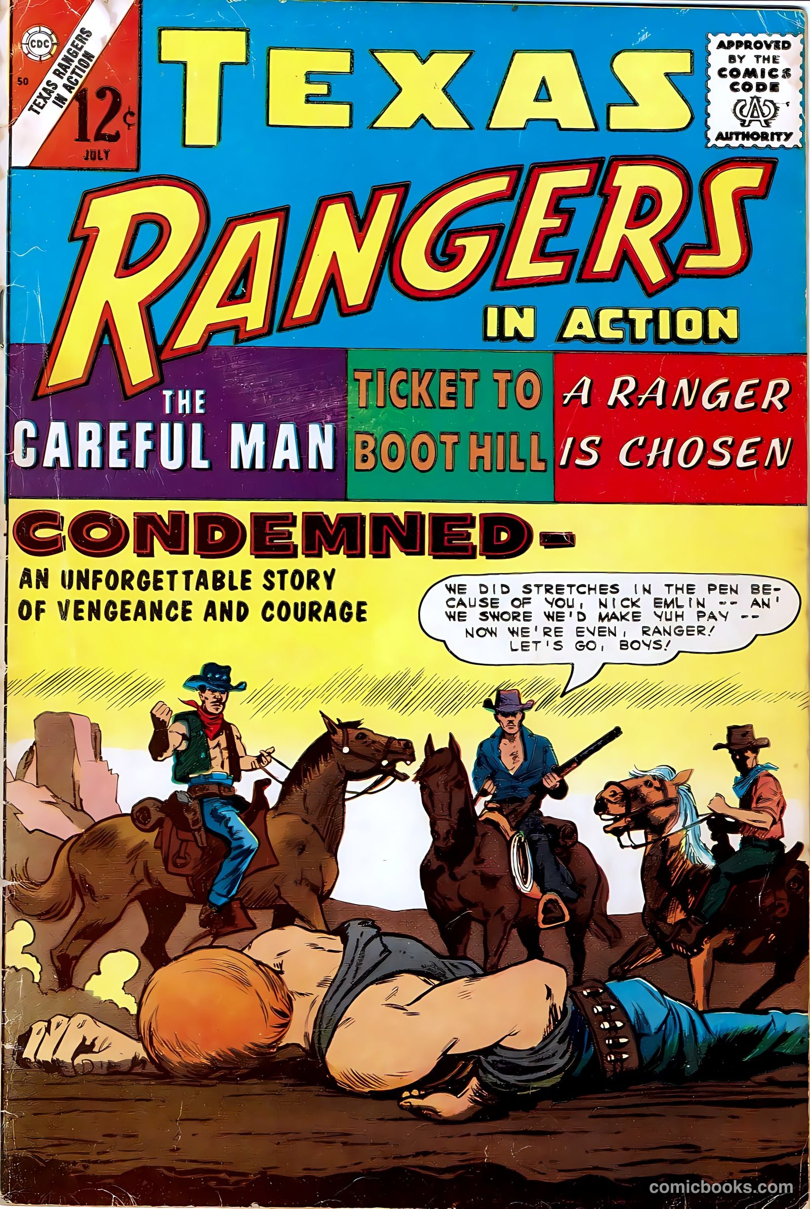 Texas Rangers in Action #50