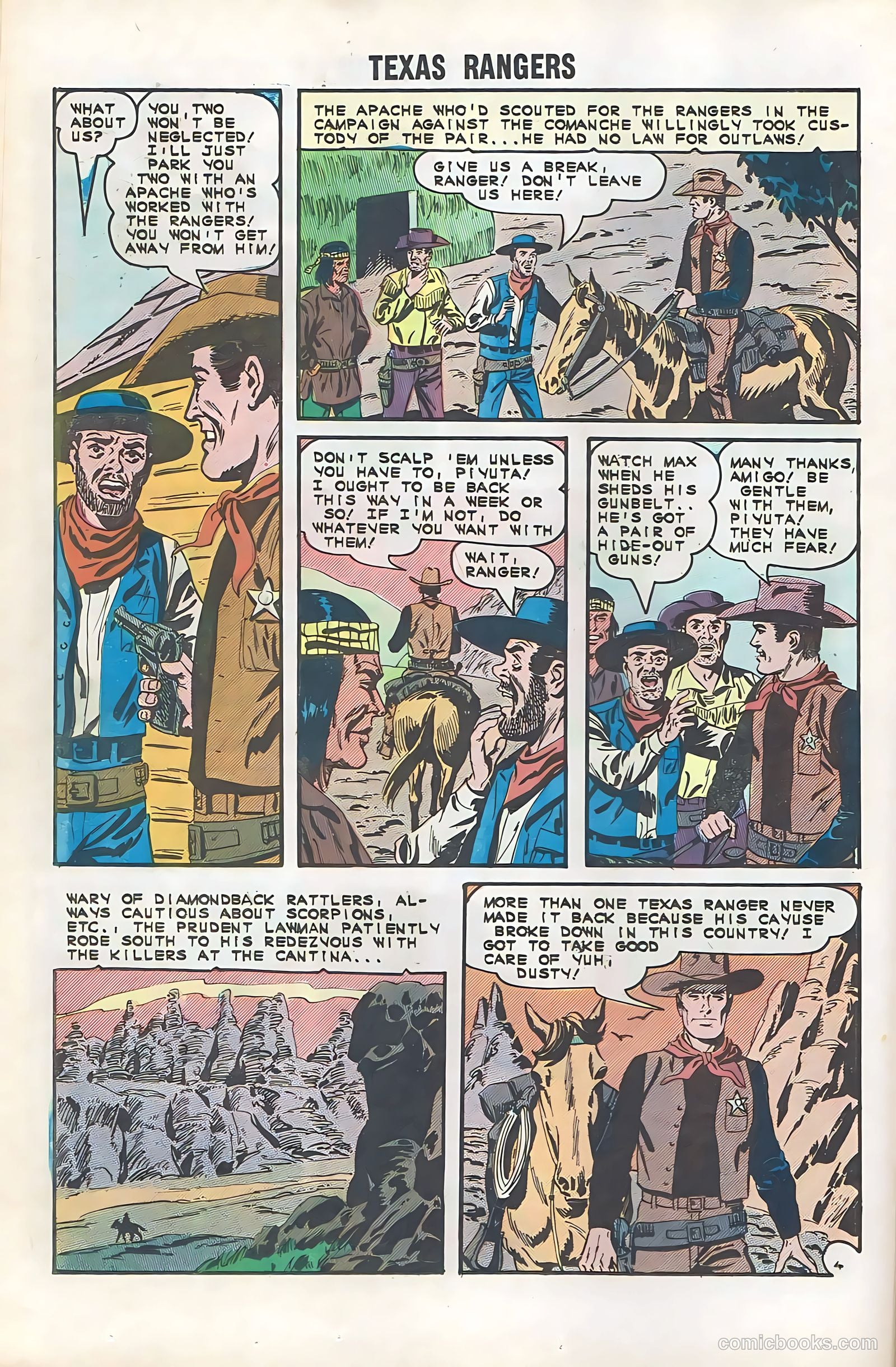 Texas Rangers in Action #50 (1965) — page 16 of 36