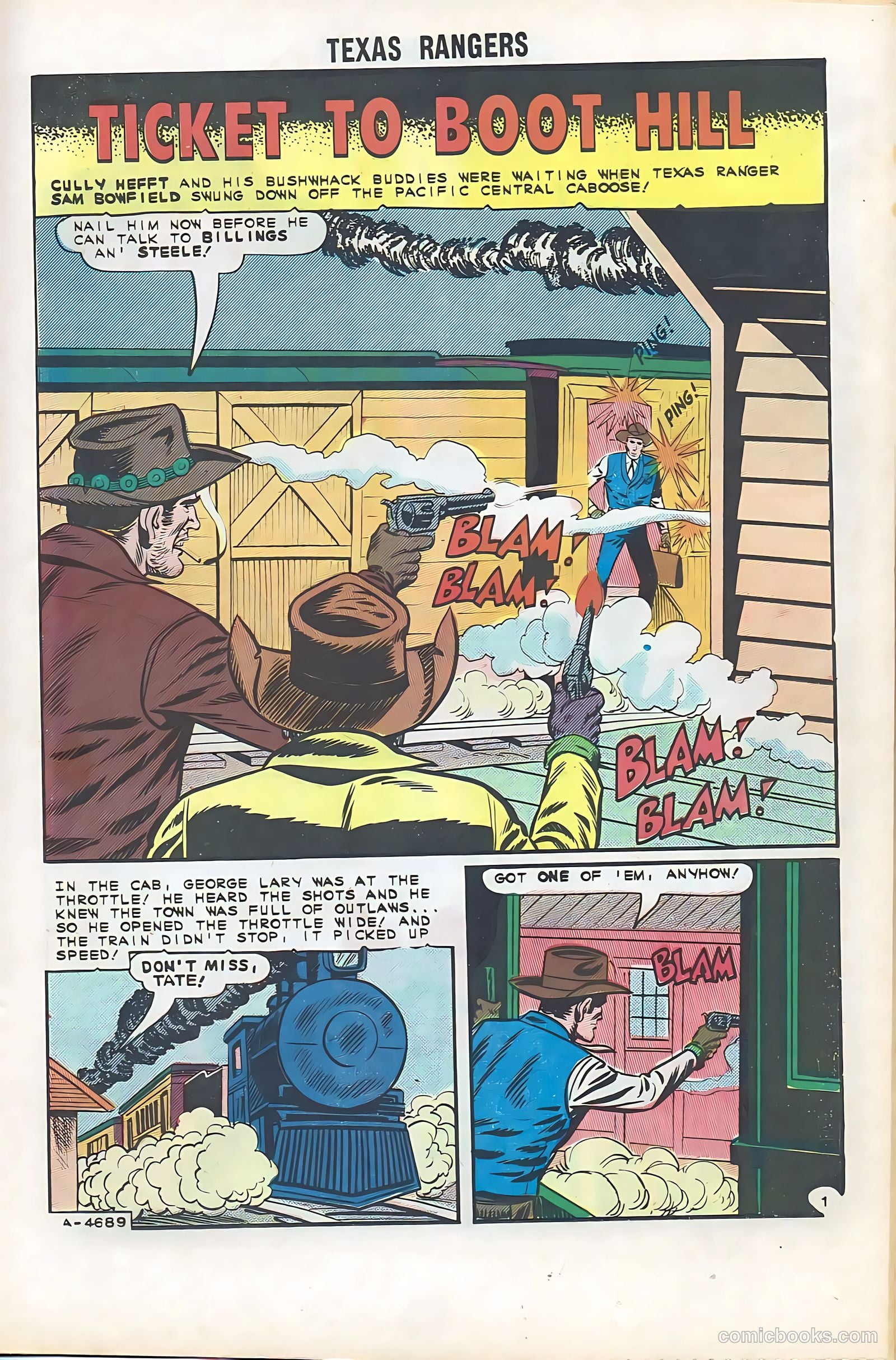 Texas Rangers in Action #50 (1965) — page 19 of 36
