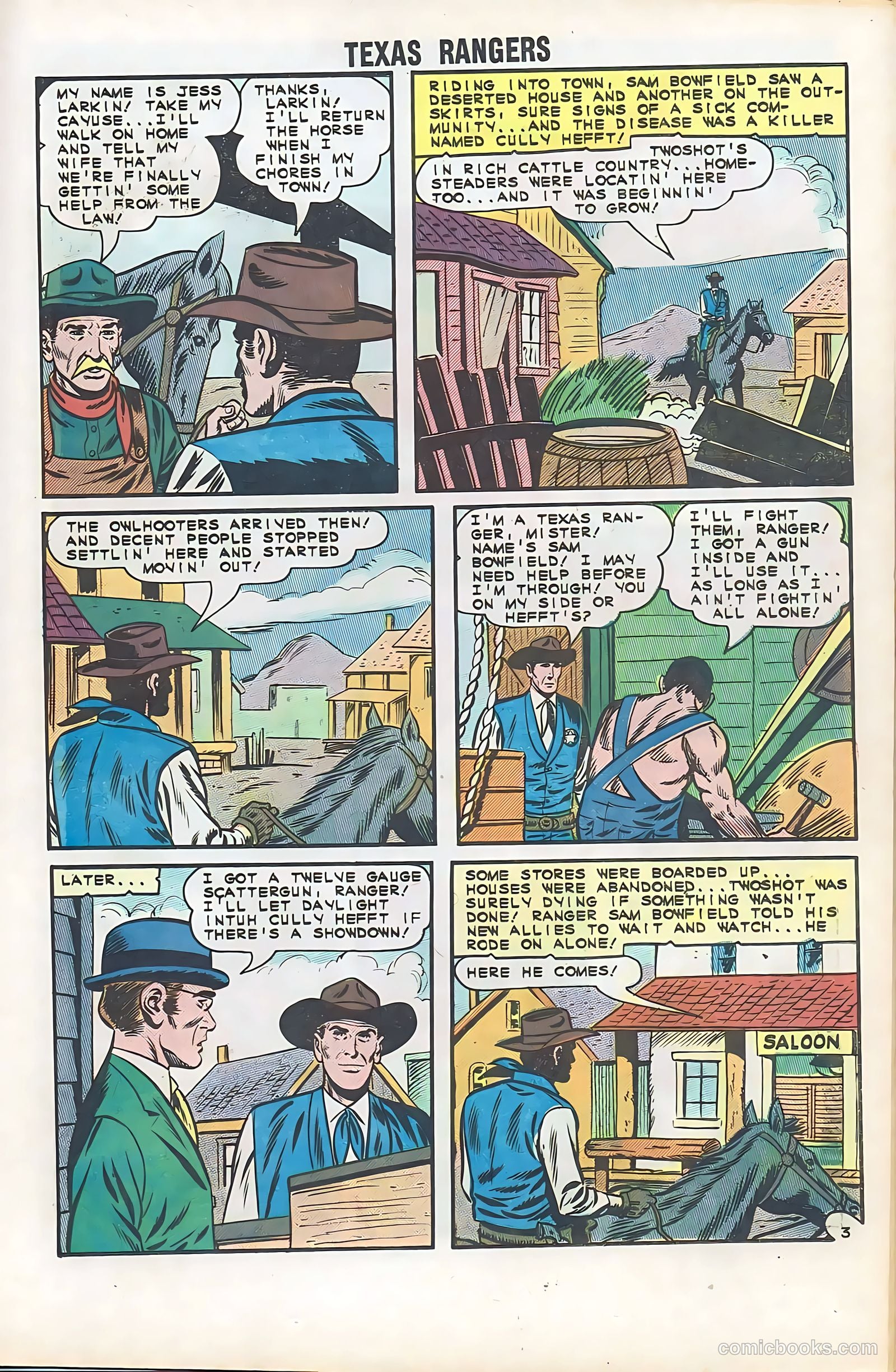Texas Rangers in Action #50 (1965) — page 21 of 36