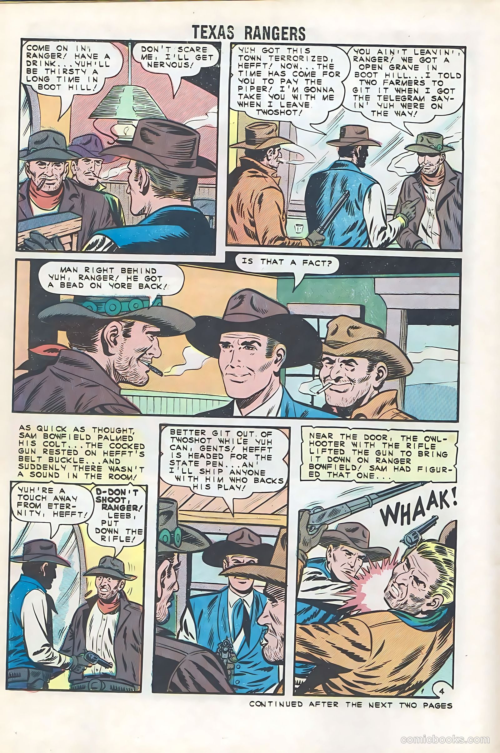 Texas Rangers in Action #50 (1965) — page 22 of 36