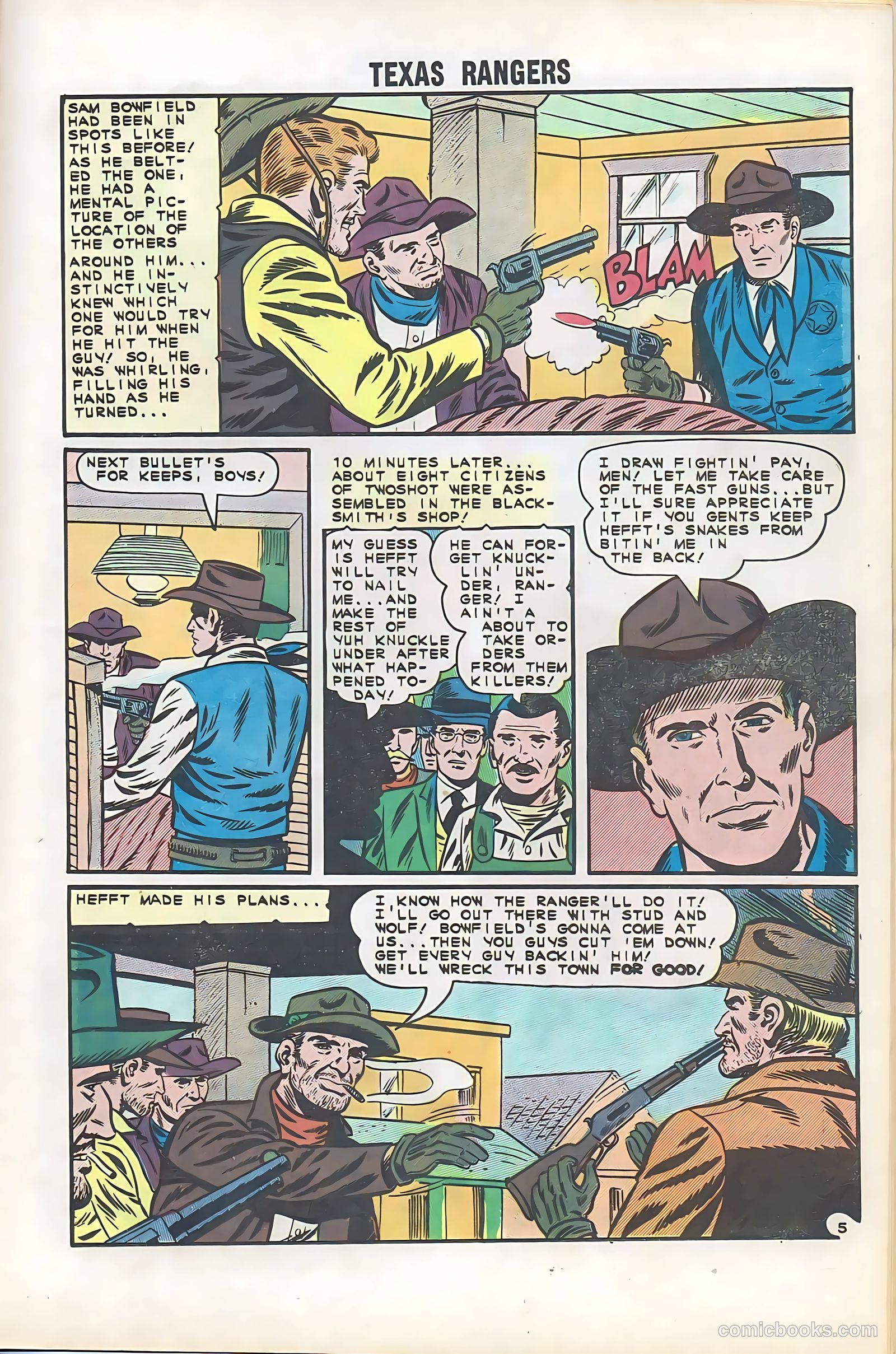 Texas Rangers in Action #50 (1965) — page 25 of 36