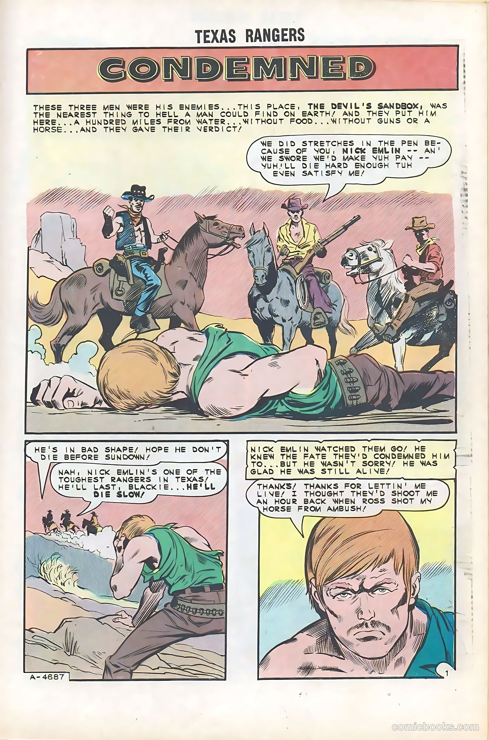 Texas Rangers in Action #50 (1965) — page 27 of 36