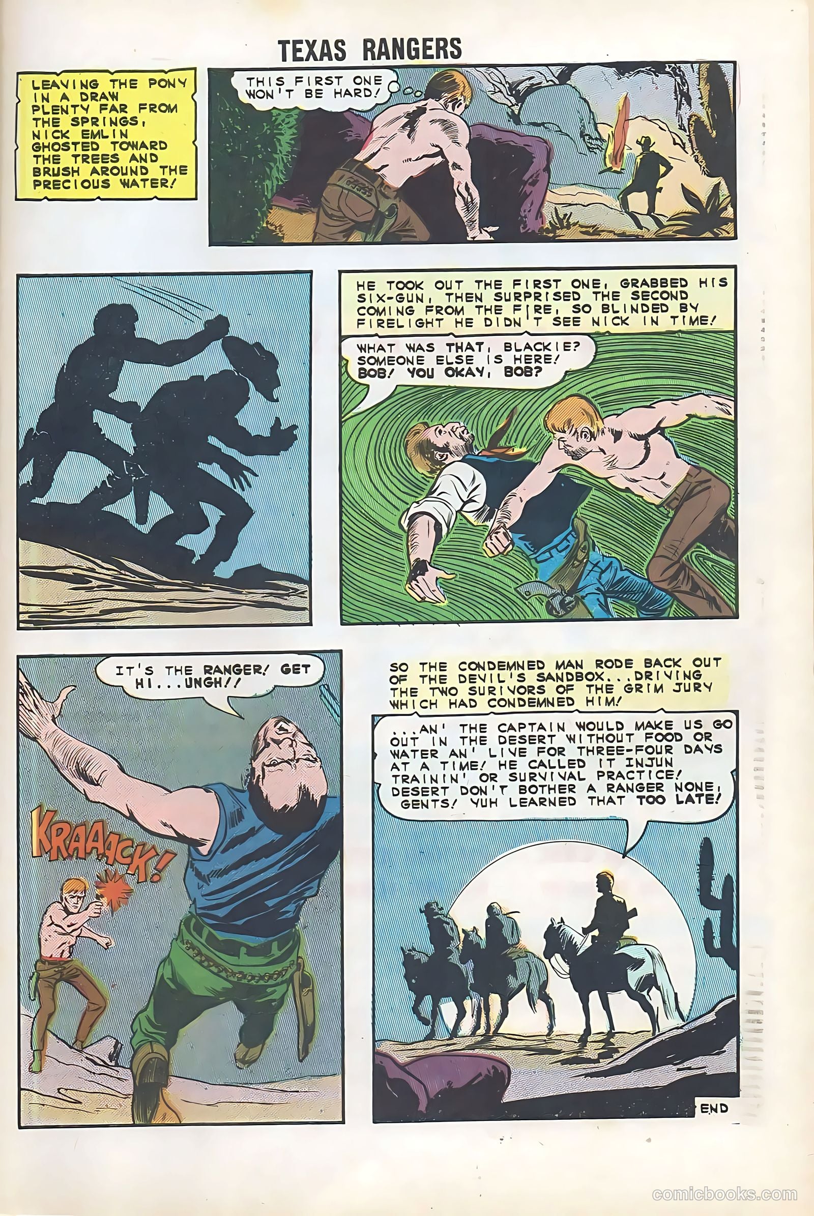 Texas Rangers in Action #50 (1965) — page 33 of 36