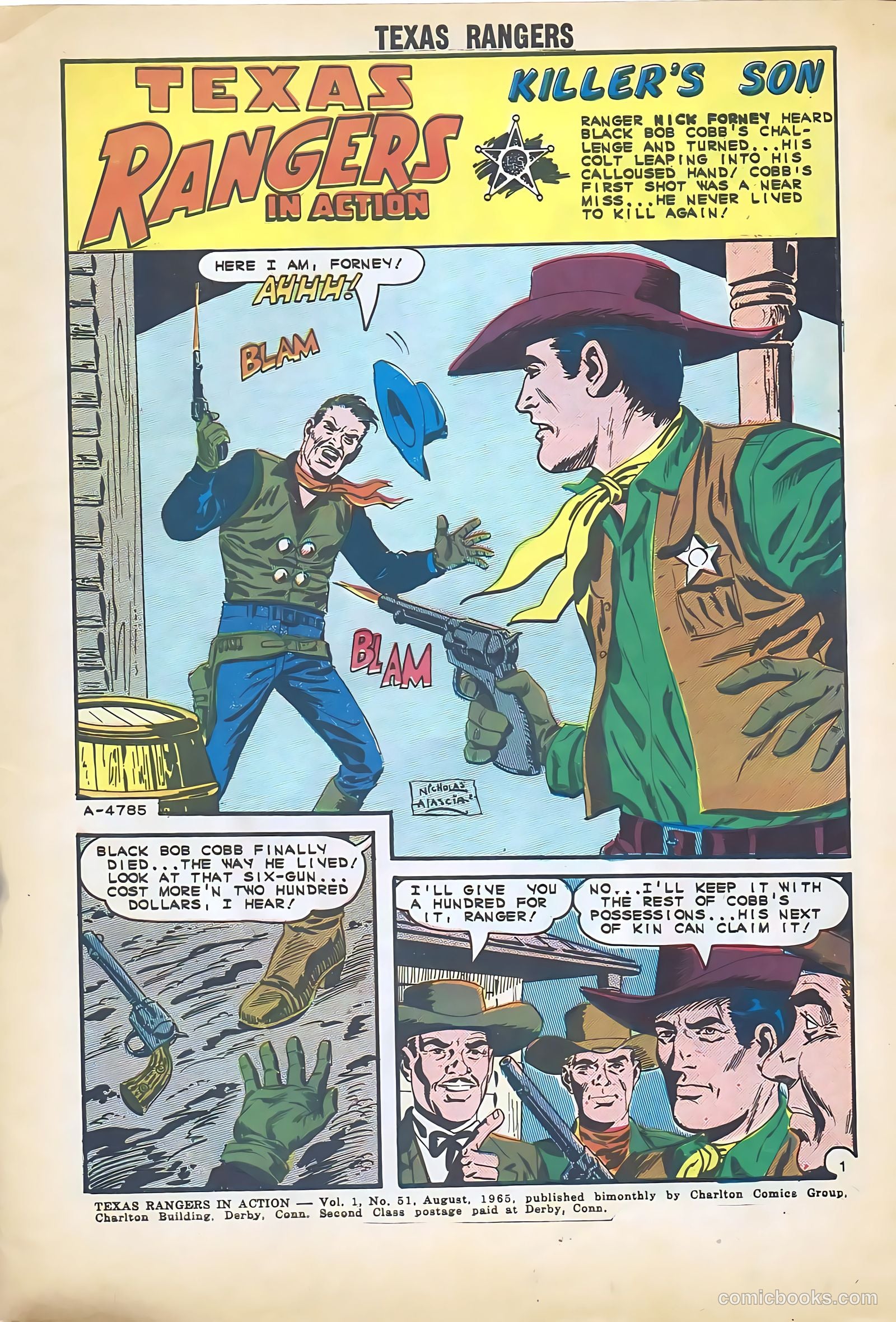 Texas Rangers in Action #51 (1965) — page 3 of 36