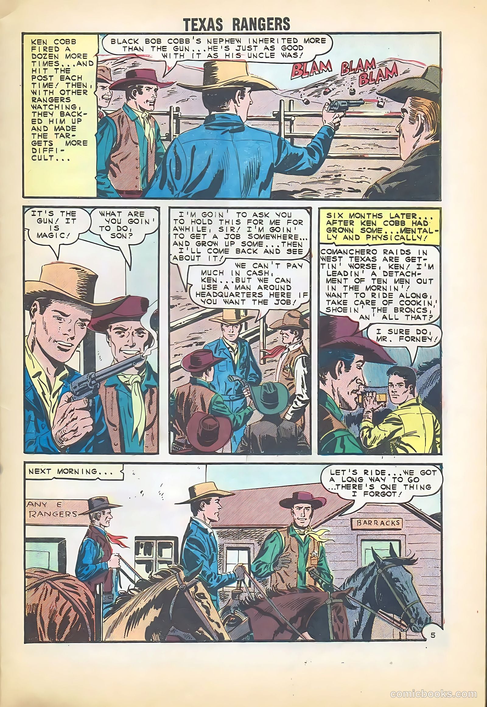 Texas Rangers in Action #51 (1965) — page 9 of 36