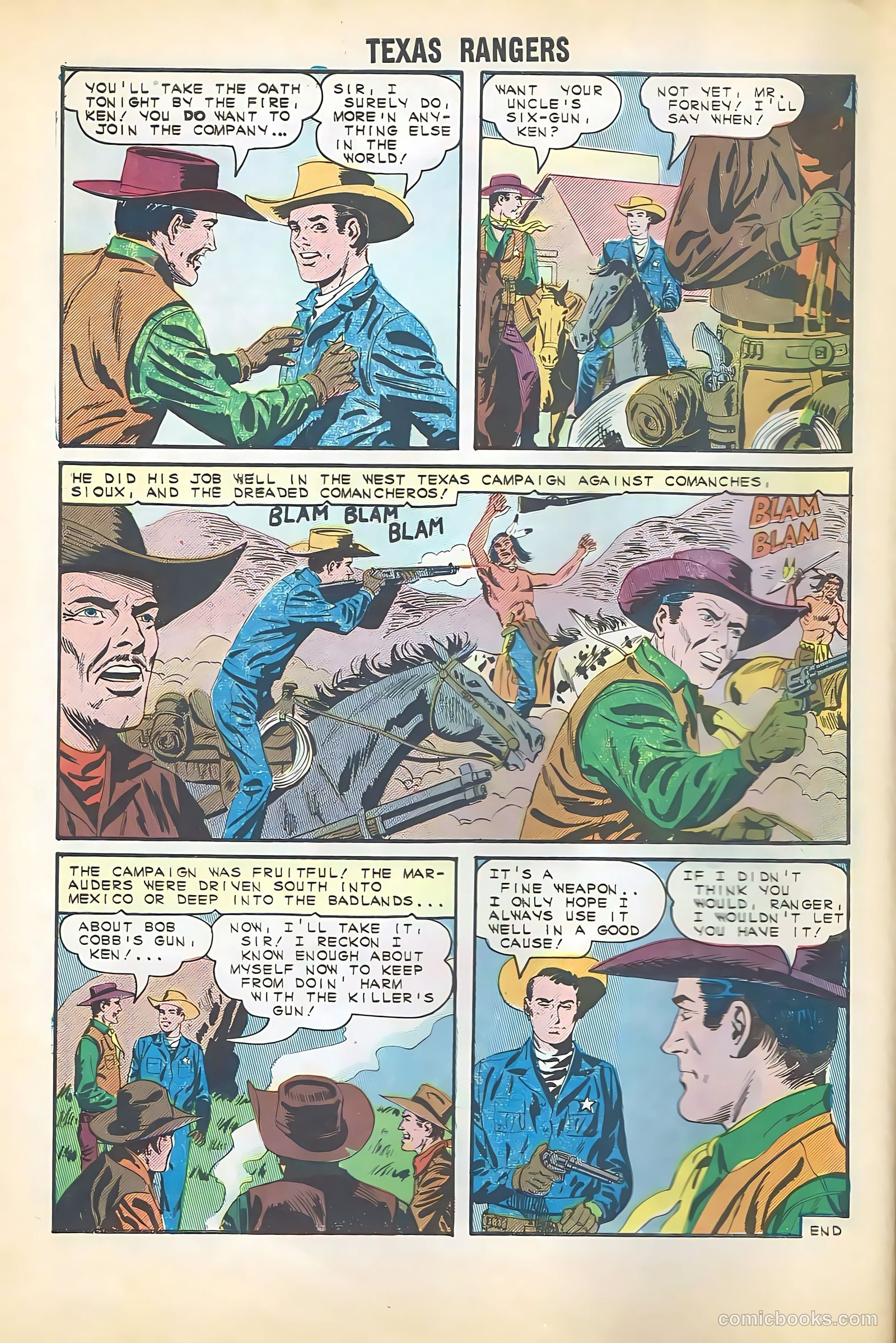 Texas Rangers in Action #51 (1965) — page 10 of 36