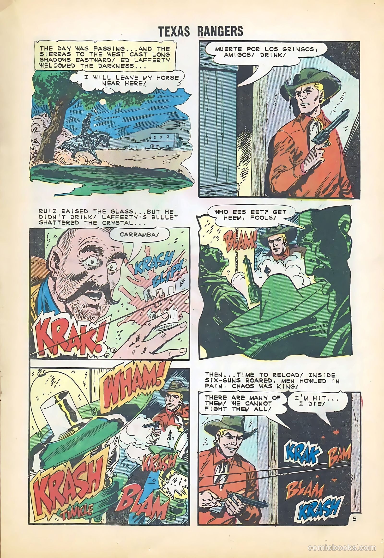 Texas Rangers in Action #51 (1965) — page 17 of 36