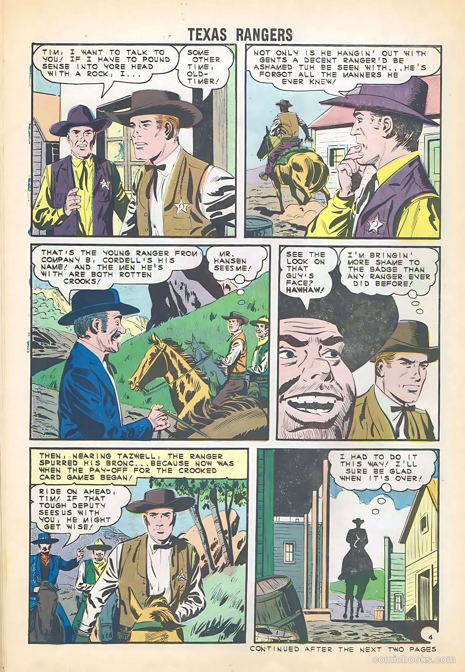 Texas Rangers in Action #51 (1965) — page 22 of 36