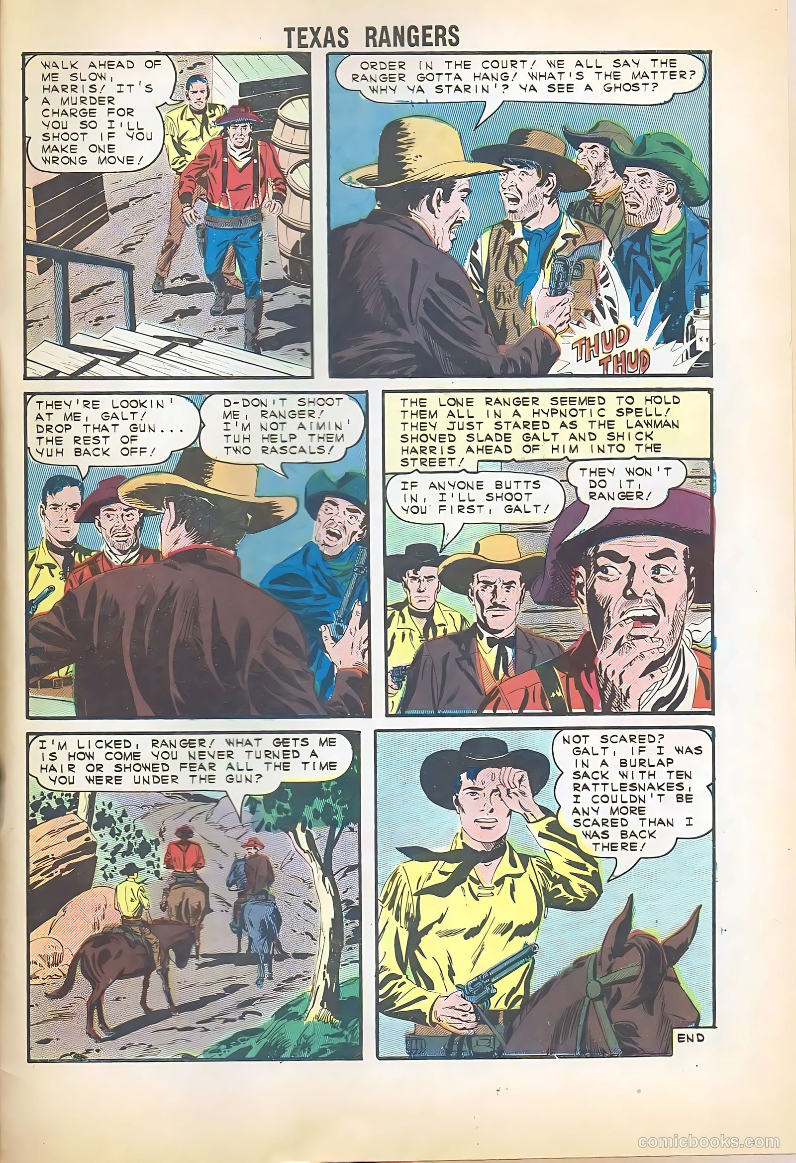 Texas Rangers in Action #51 (1965) — page 33 of 36