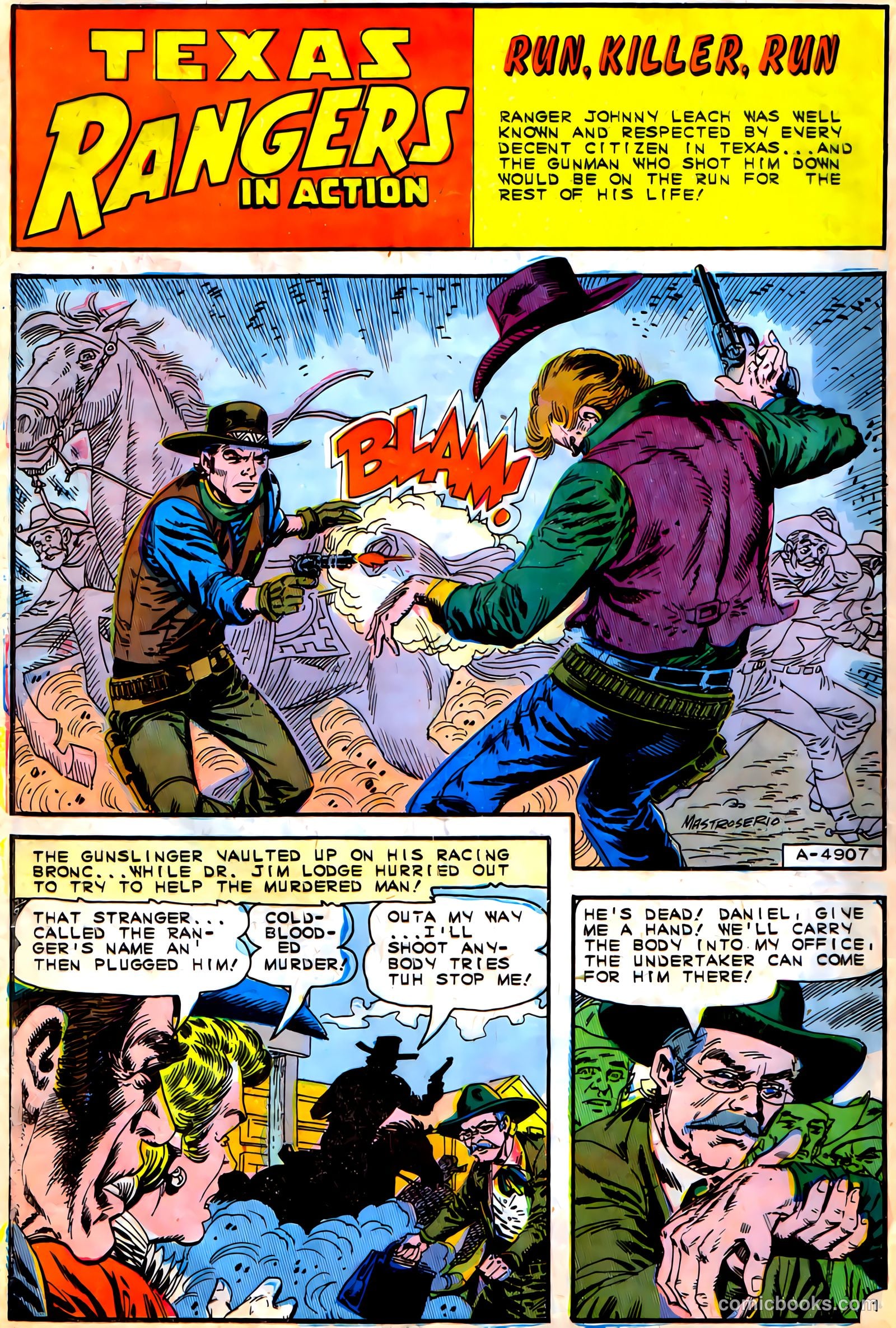 Texas Rangers in Action #52 (1965) — page 22 of 36