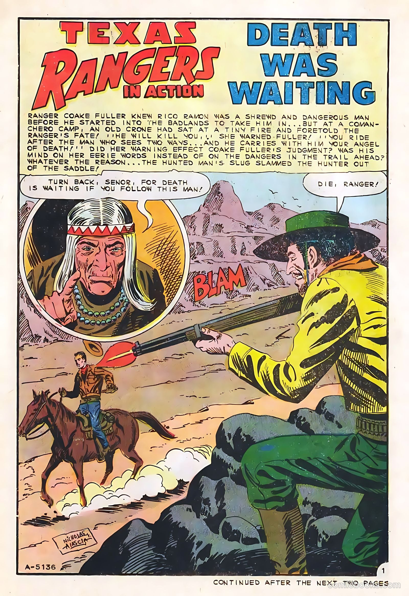 Texas Rangers in Action #53 (1965) — page 22 of 36