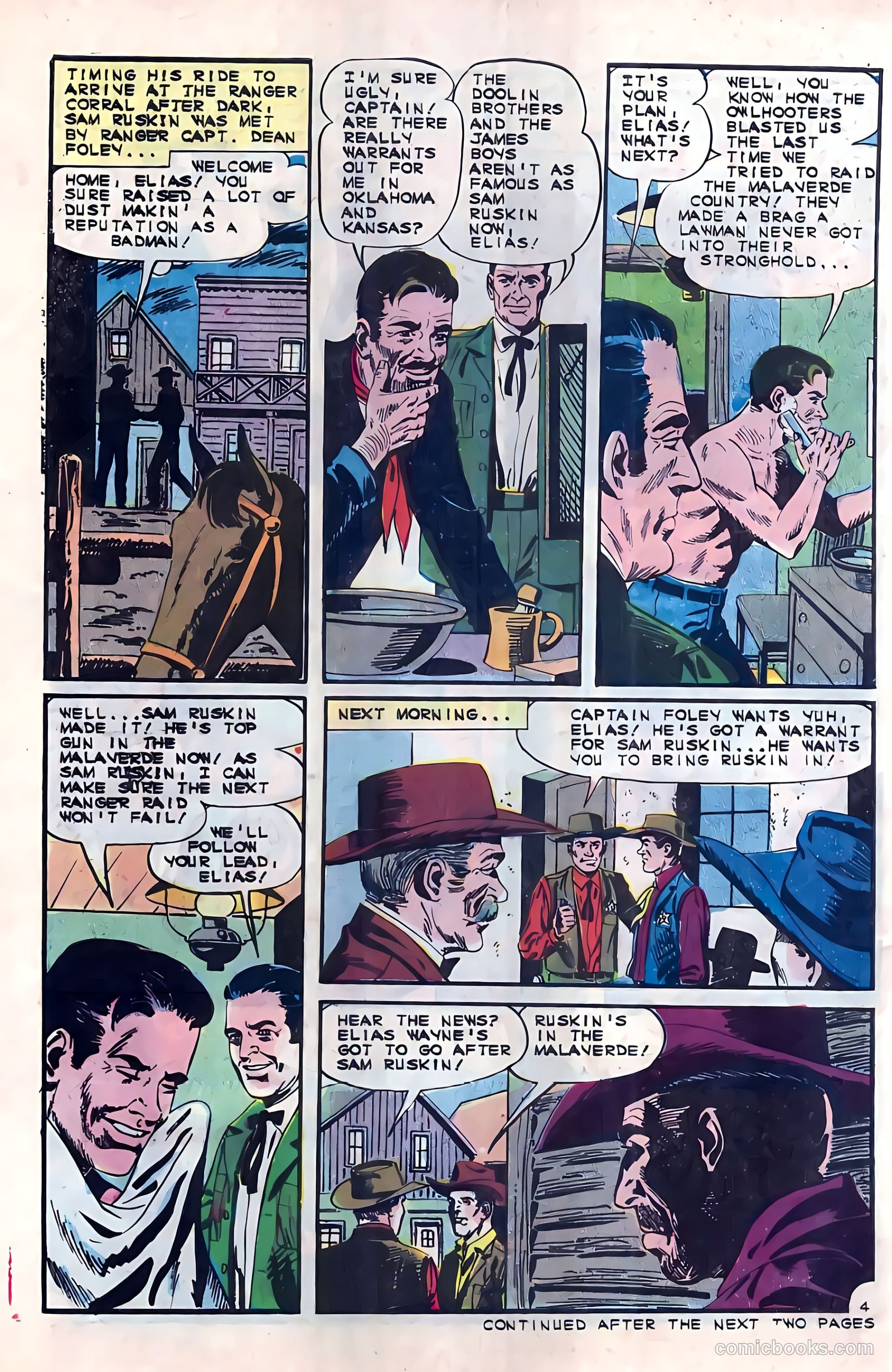 Texas Rangers in Action #54 (1966) — page 6 of 36