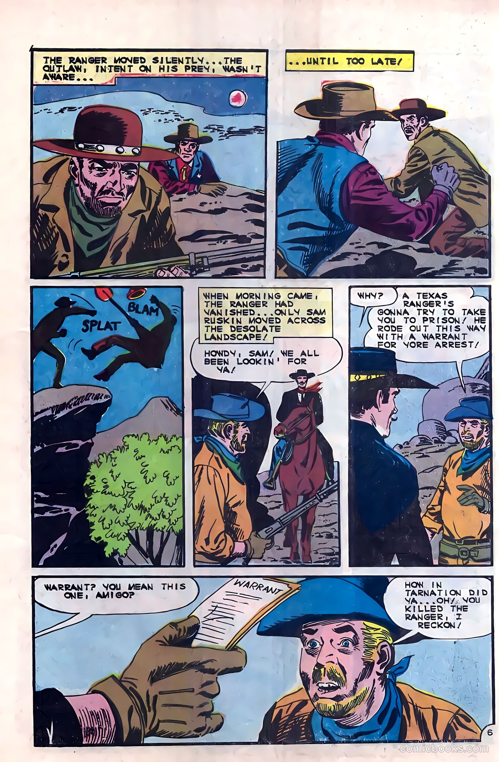 Texas Rangers in Action #54 (1966) — page 10 of 36