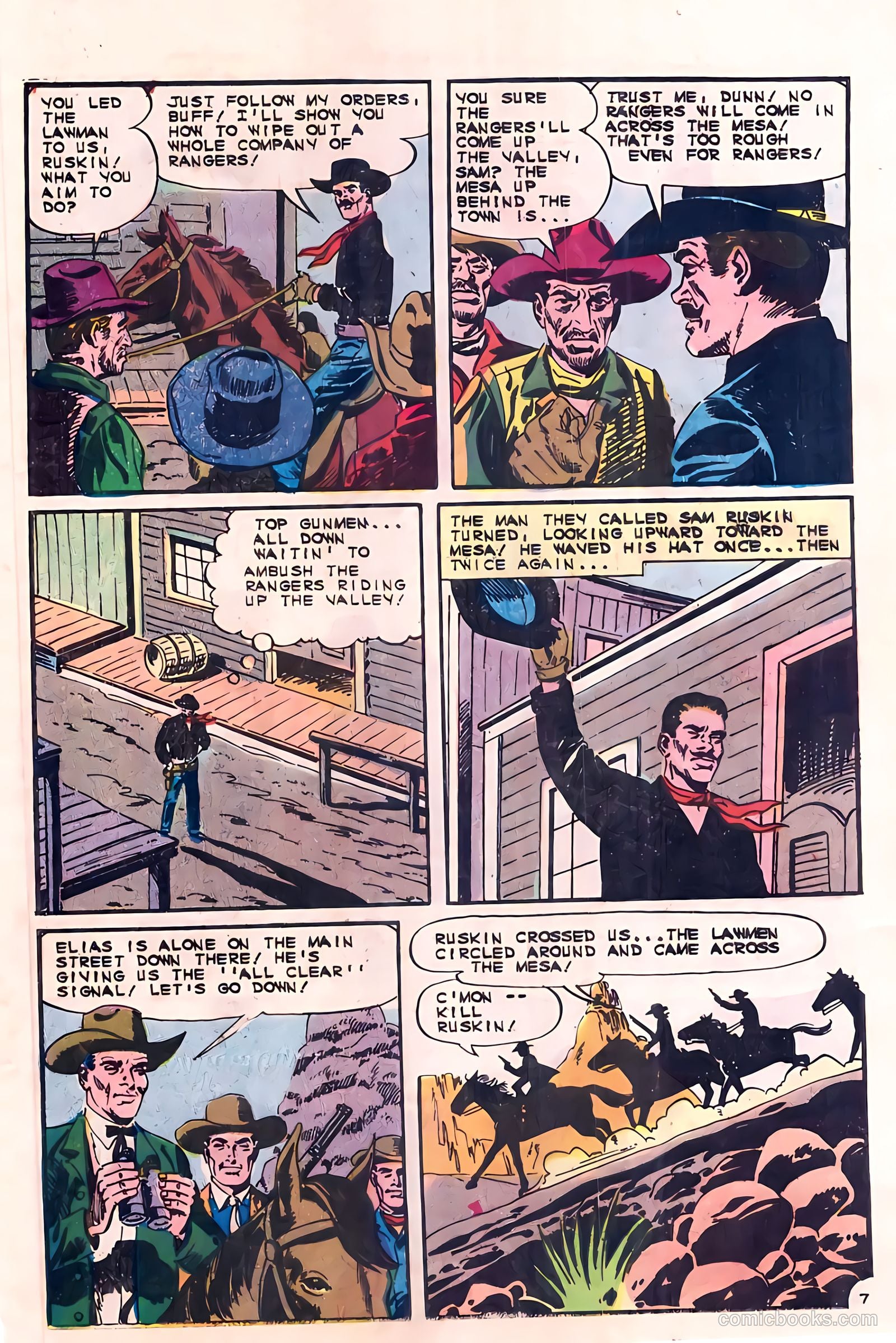 Texas Rangers in Action #54 (1966) — page 11 of 36