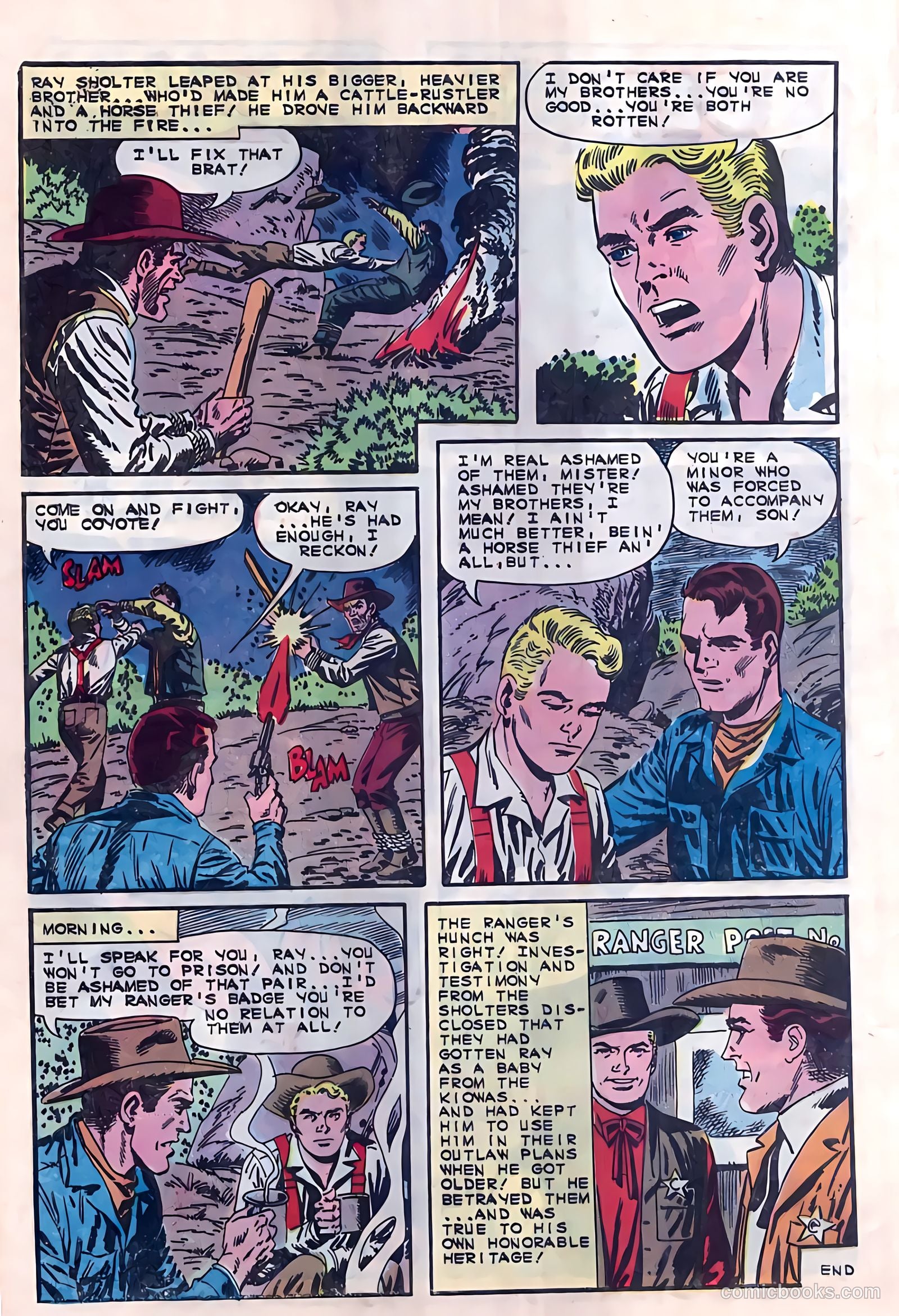 Texas Rangers in Action #54 (1966) — page 28 of 36