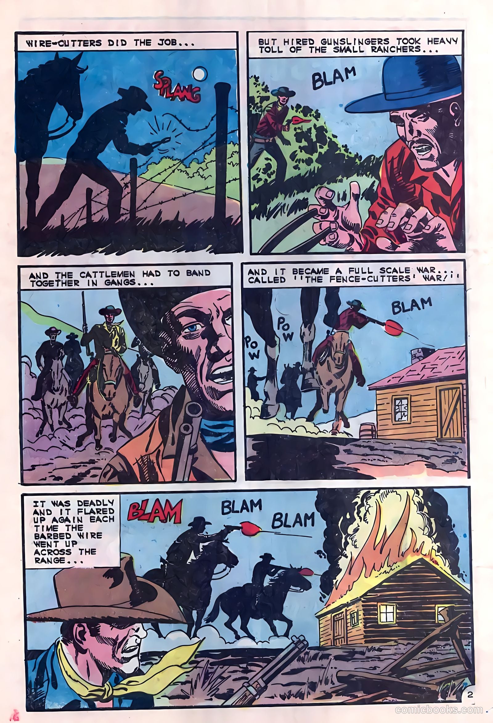 Texas Rangers in Action #54 (1966) — page 32 of 36