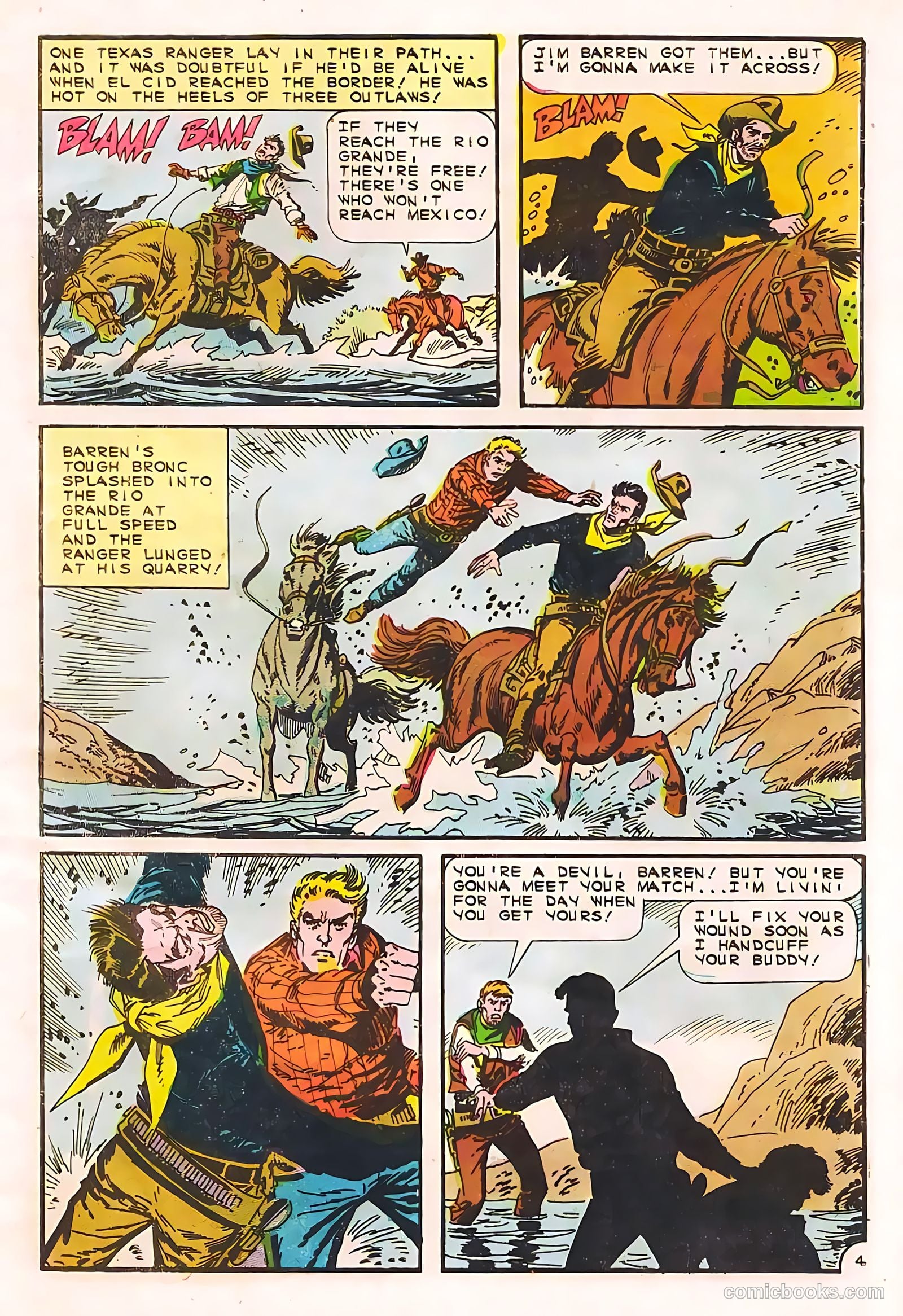 Texas Rangers in Action #55 (1966) — page 7 of 36