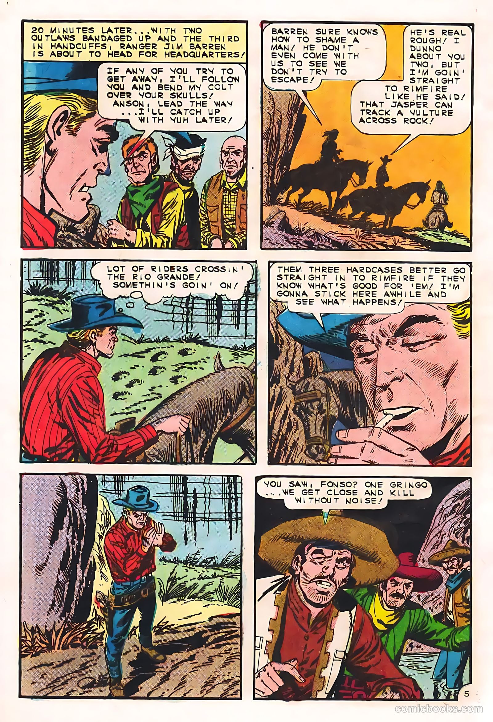 Texas Rangers in Action #55 (1966) — page 8 of 36